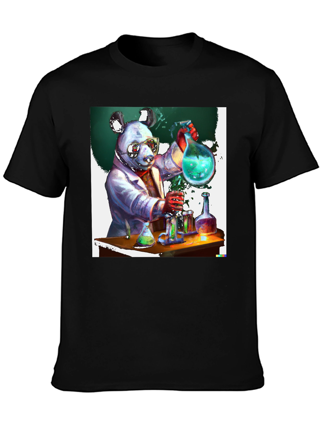 Scientist Panda Graphic Tee - Quirky & Unique