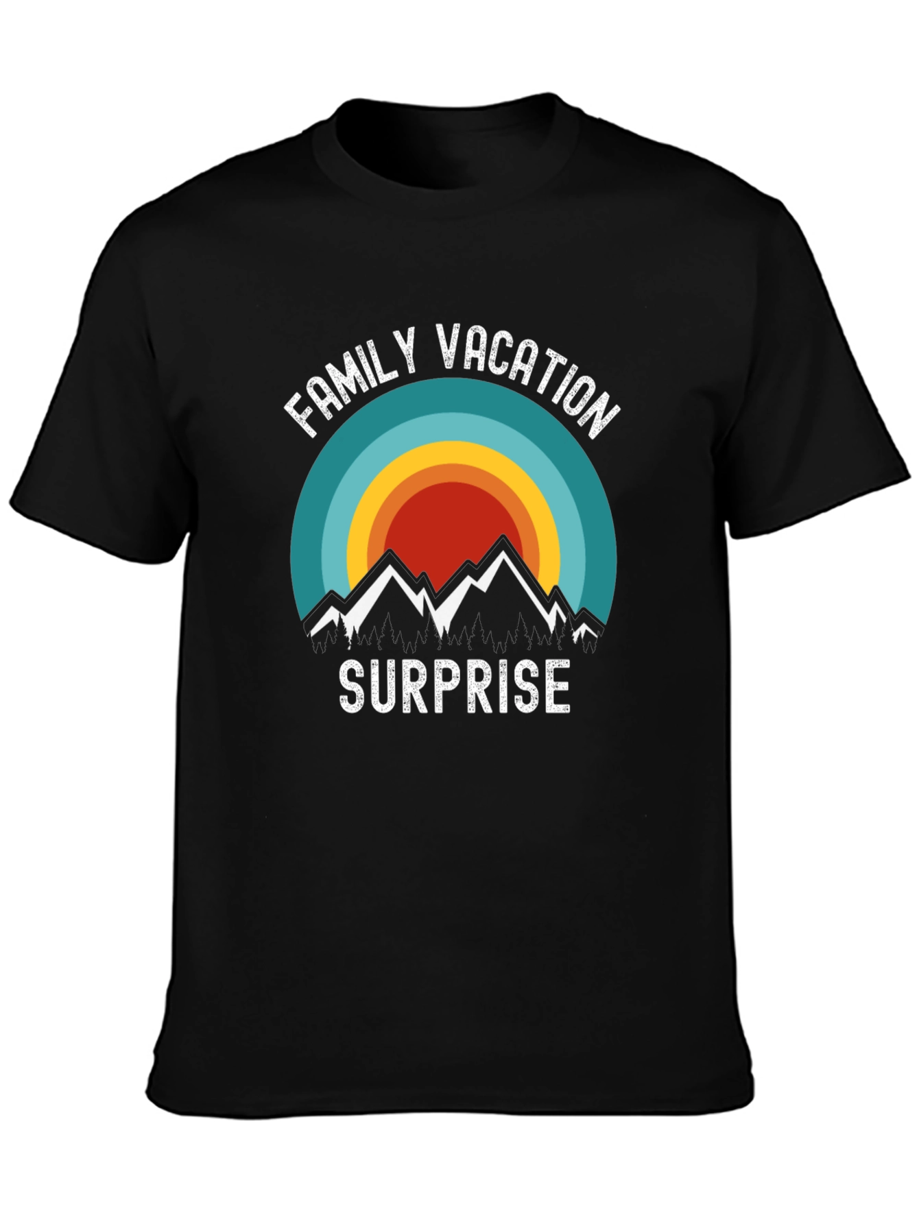 Family Vacation Surprise Graphic Tee