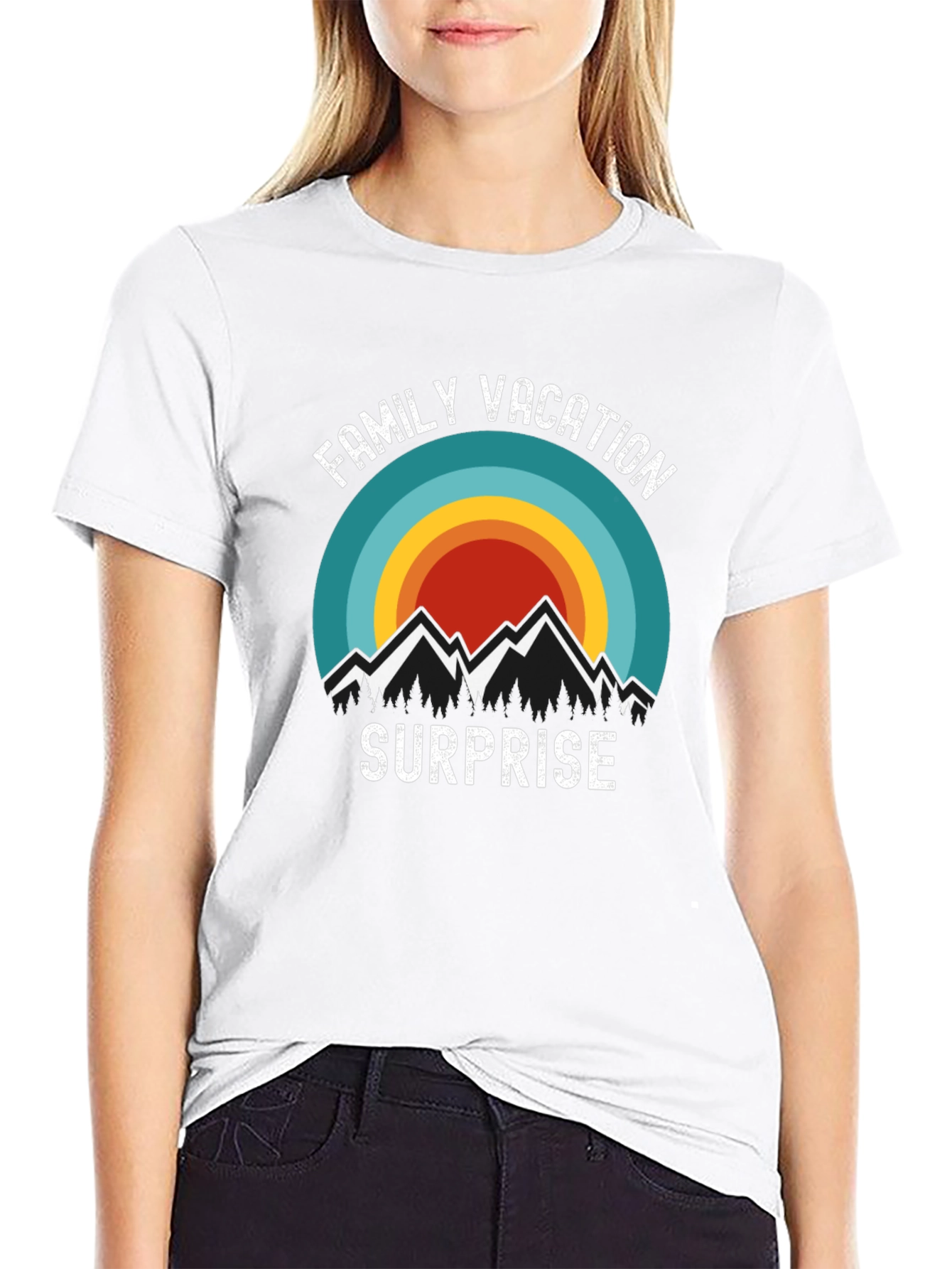Family Vacation Surprise Graphic Tee