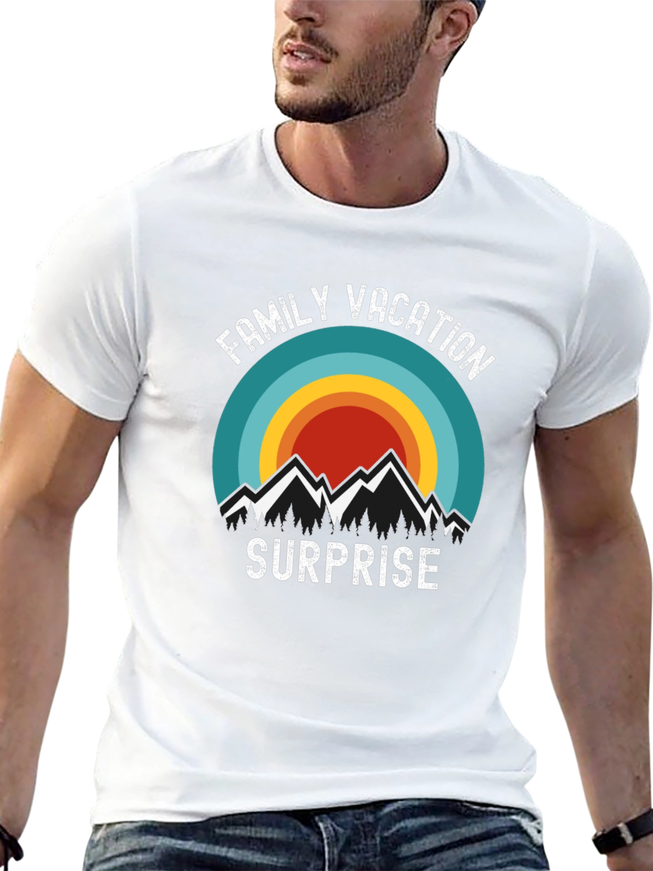Family Vacation Surprise Graphic Tee
