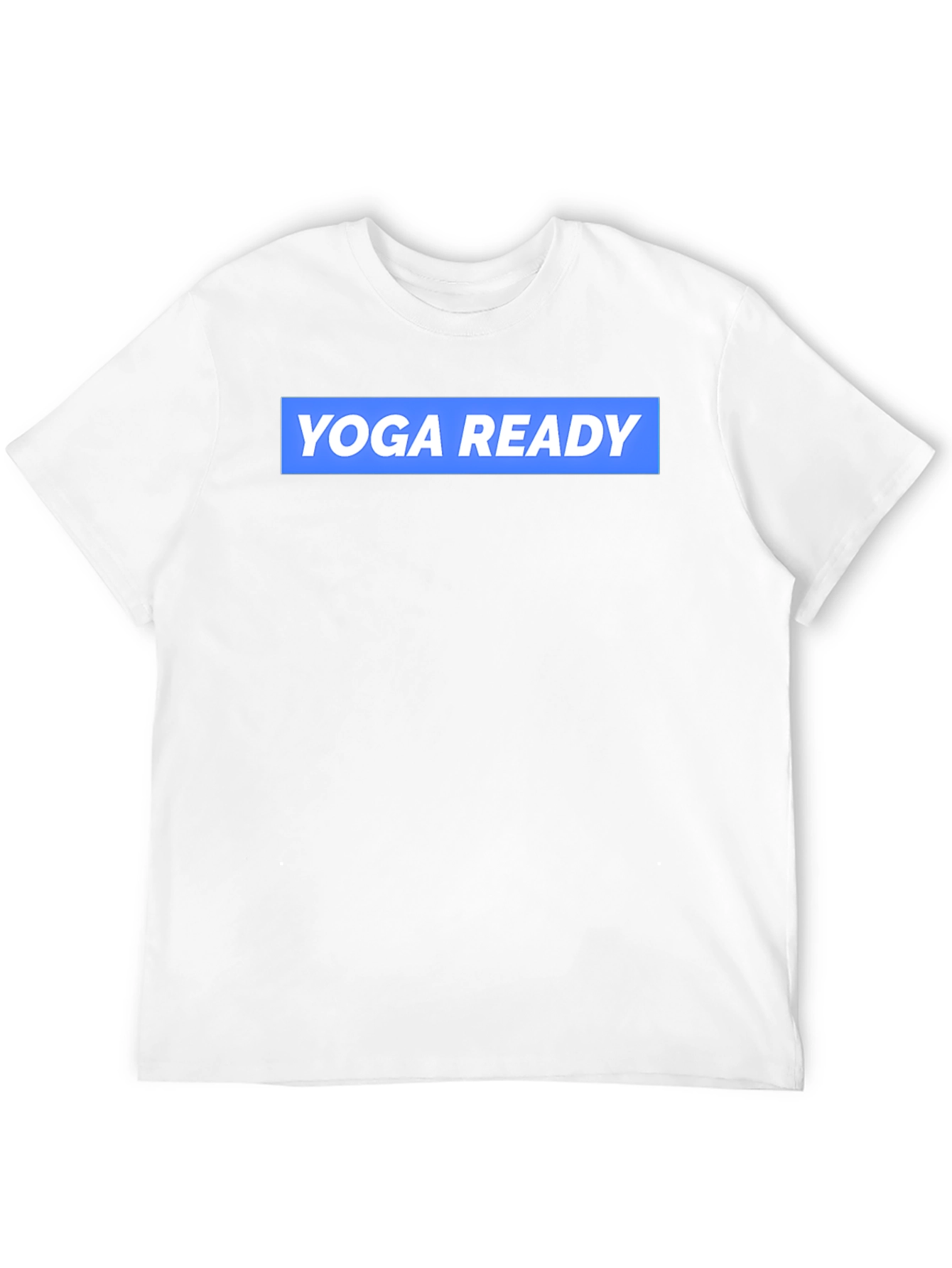 Yoga Ready Black Cotton Graphic Tee