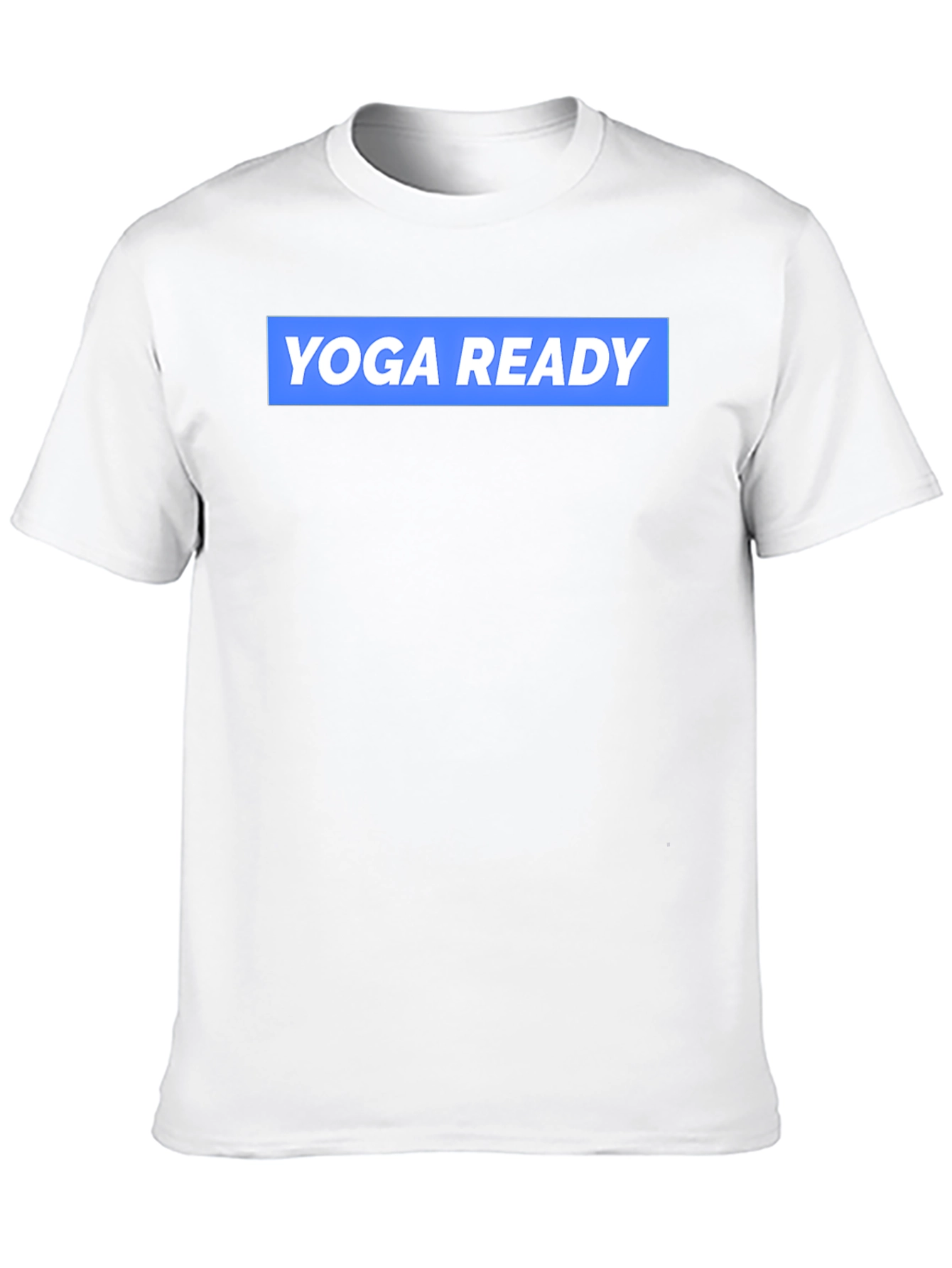 Yoga Ready Black Cotton Graphic Tee