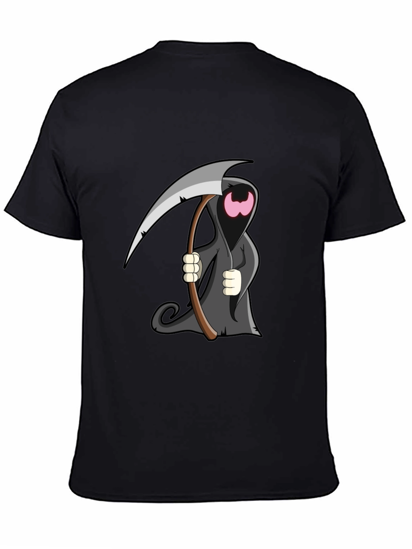 Cartoon Grim Reaper Graphic T-Shirt