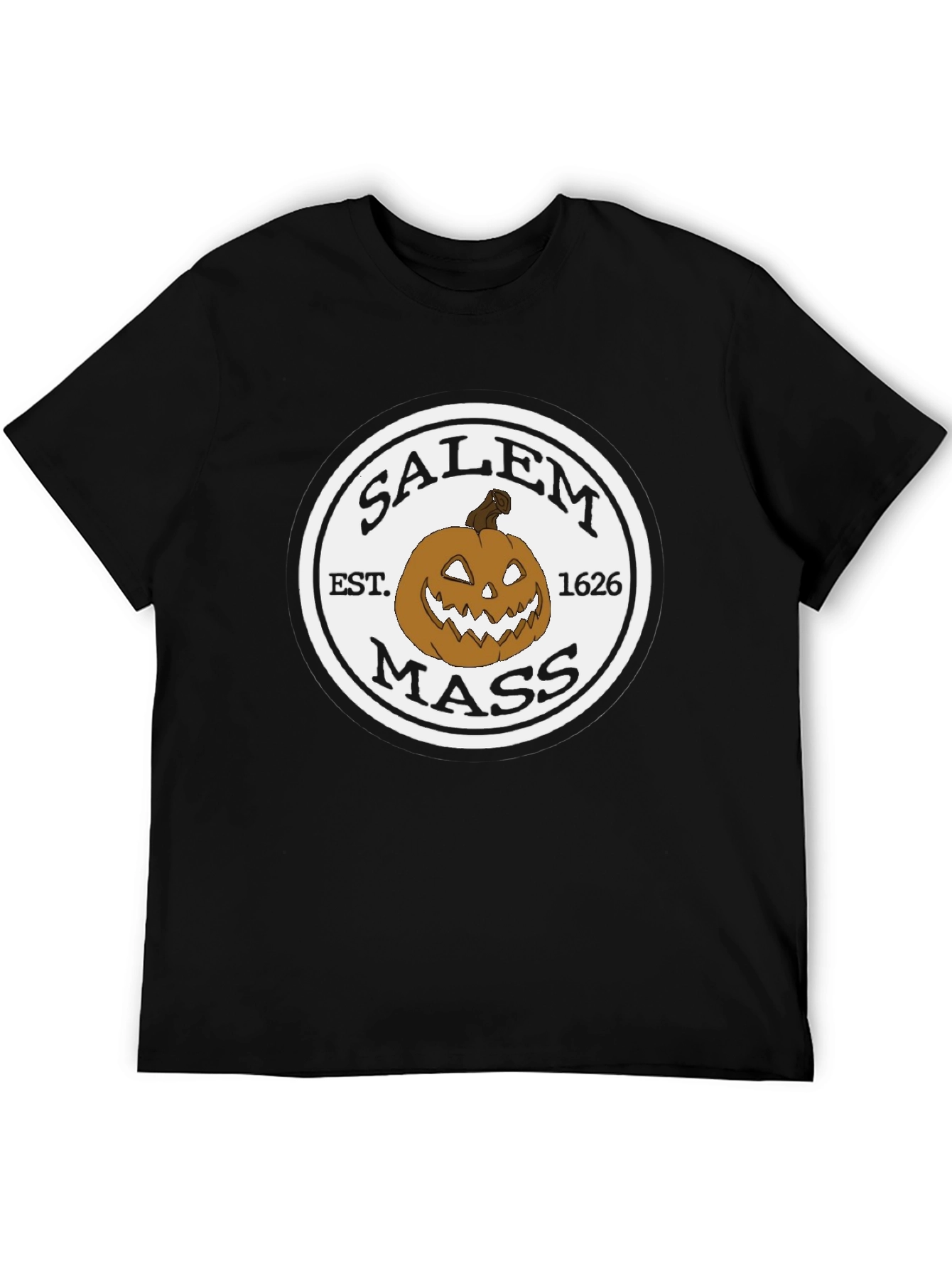 Salem Mass Pumpkin Graphic T-Shirt