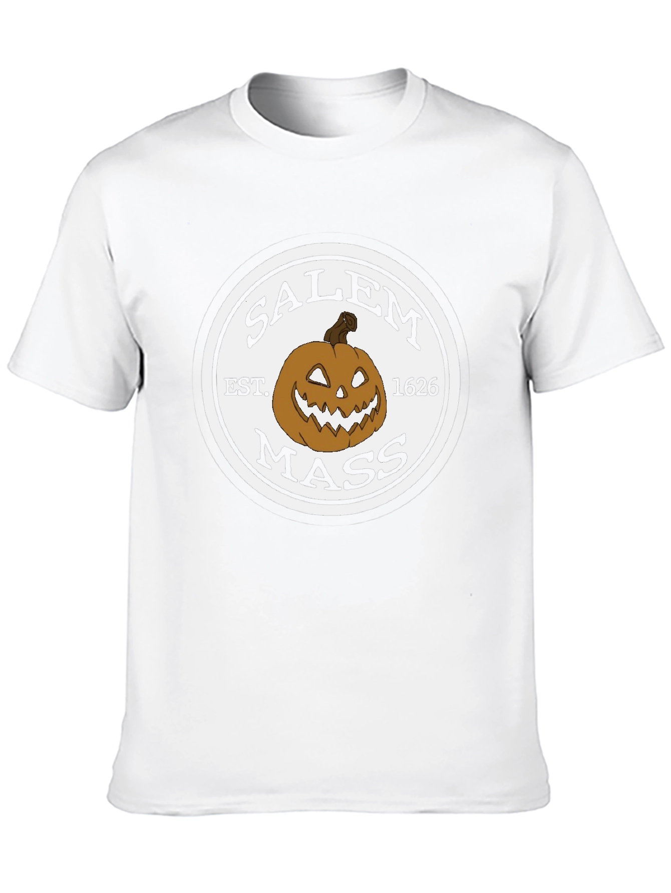 Salem Mass Pumpkin Graphic T-Shirt