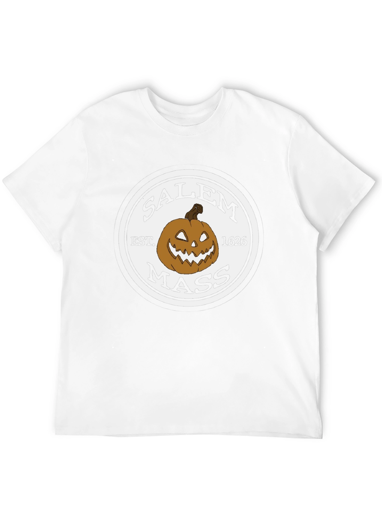 Salem Mass Pumpkin Graphic T-Shirt