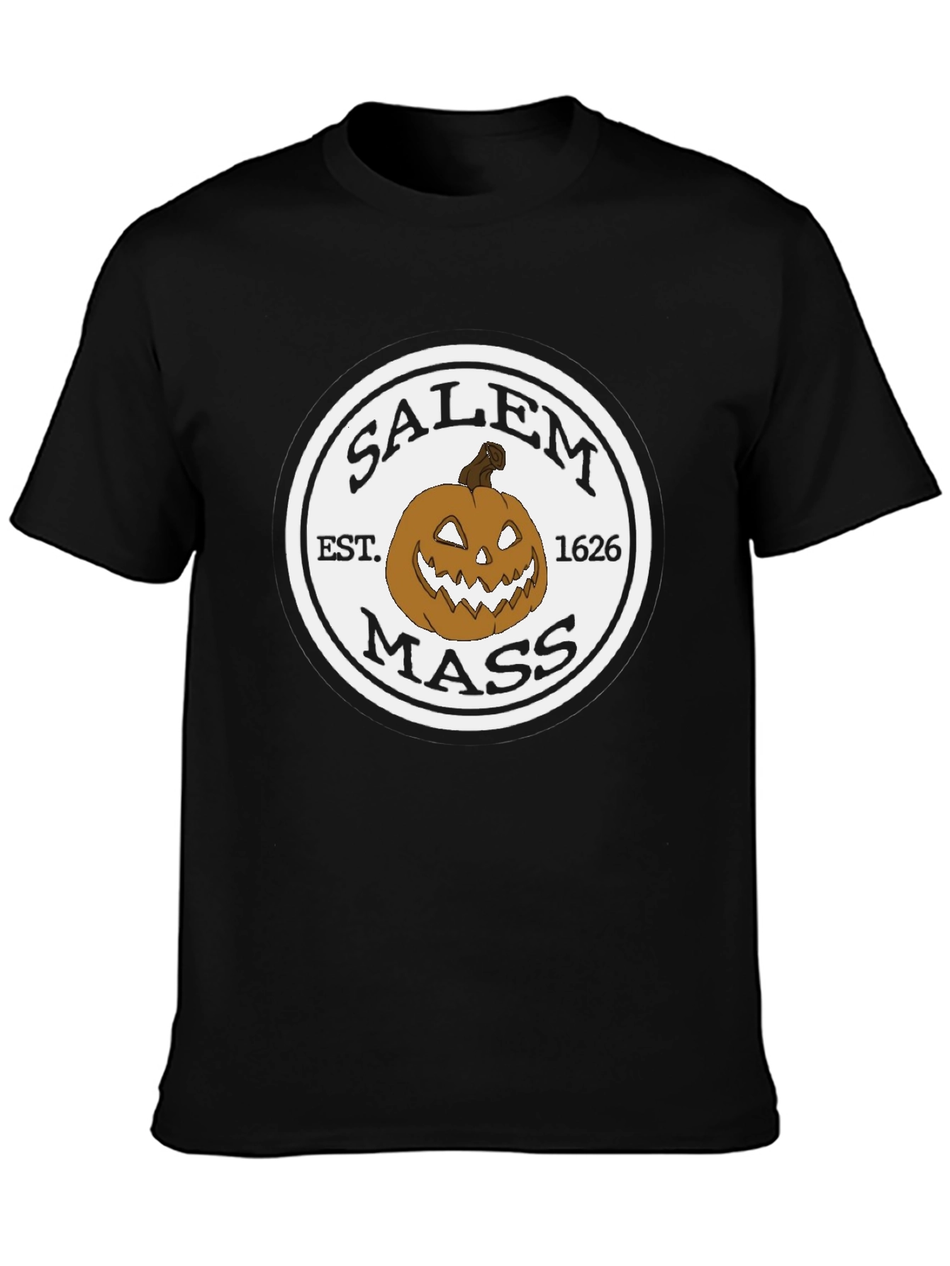 Salem Mass Pumpkin Graphic T-Shirt