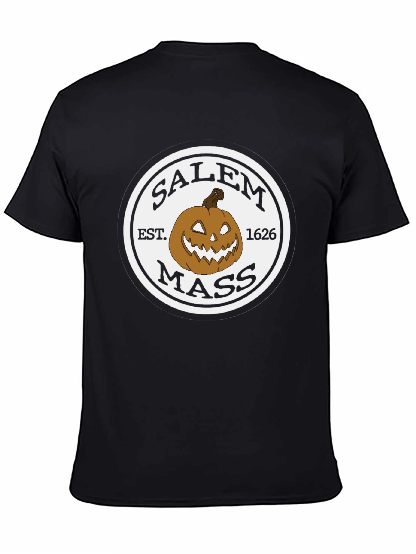 Salem Mass Pumpkin Graphic T-Shirt