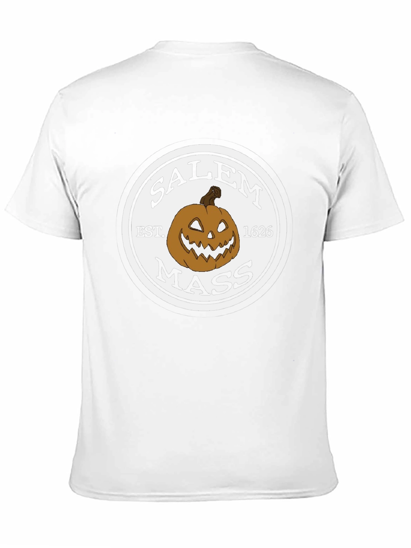 Salem Mass Pumpkin Graphic T-Shirt