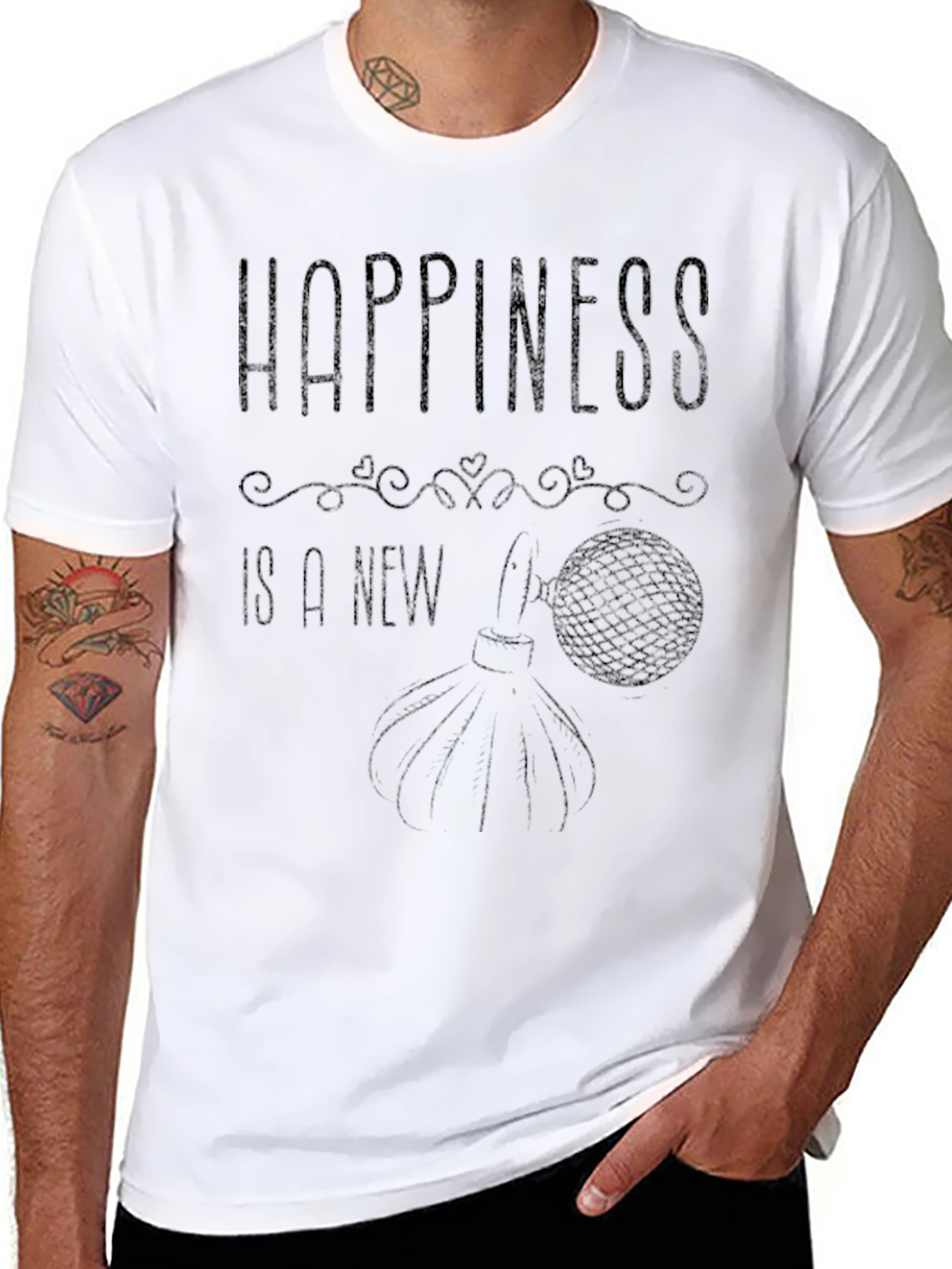 Happiness Perfume T-Shirt - Stylish Graphic Tee