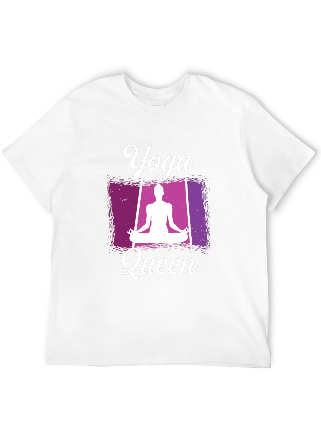 Yoga Queen Graphic Tee - Black Cotton Comfort
