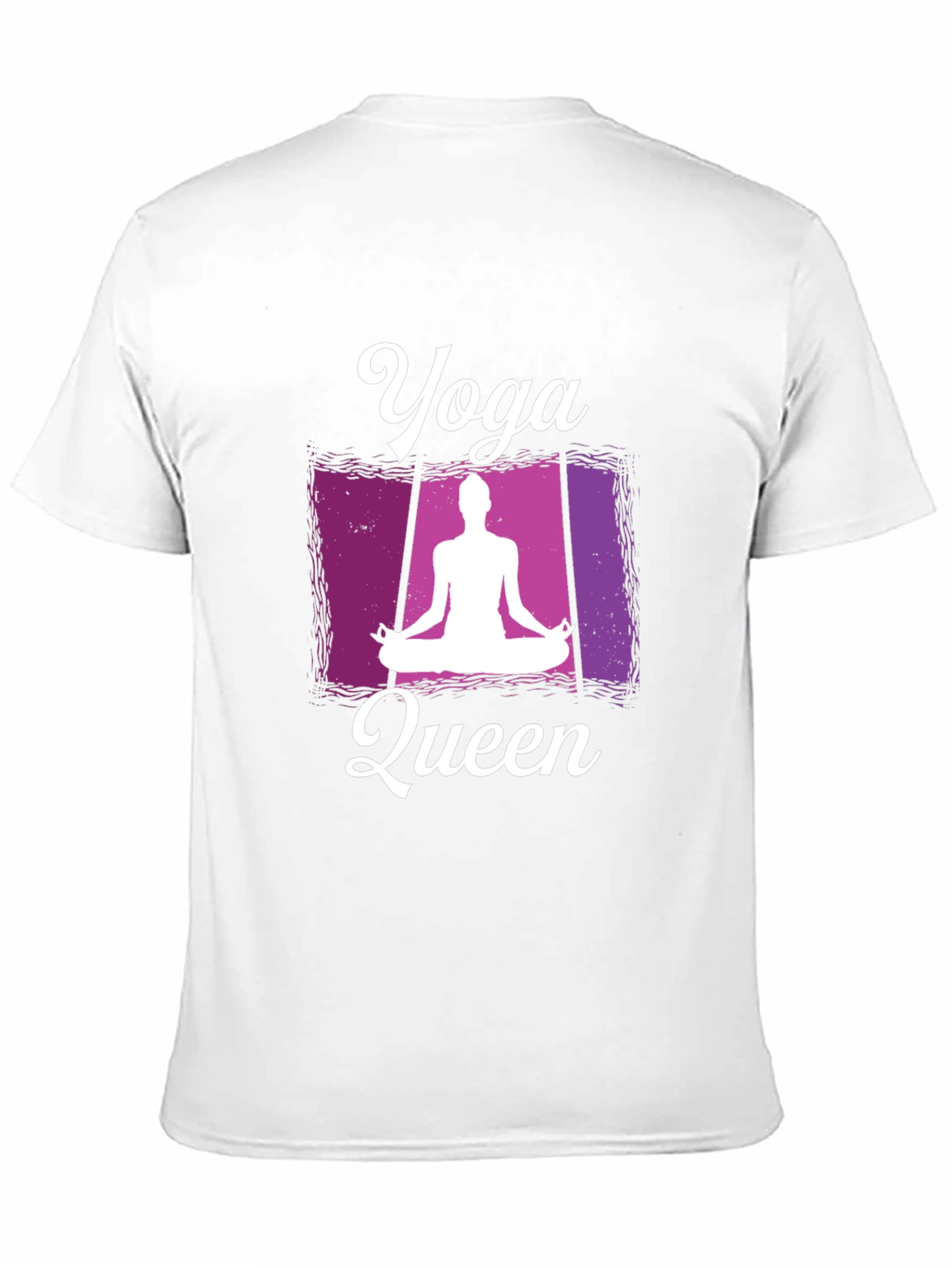 Yoga Queen Graphic Tee - Black Cotton Comfort
