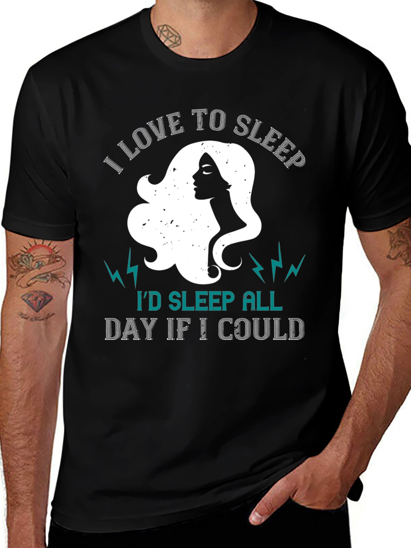 I Love To Sleep Graphic T-Shirt