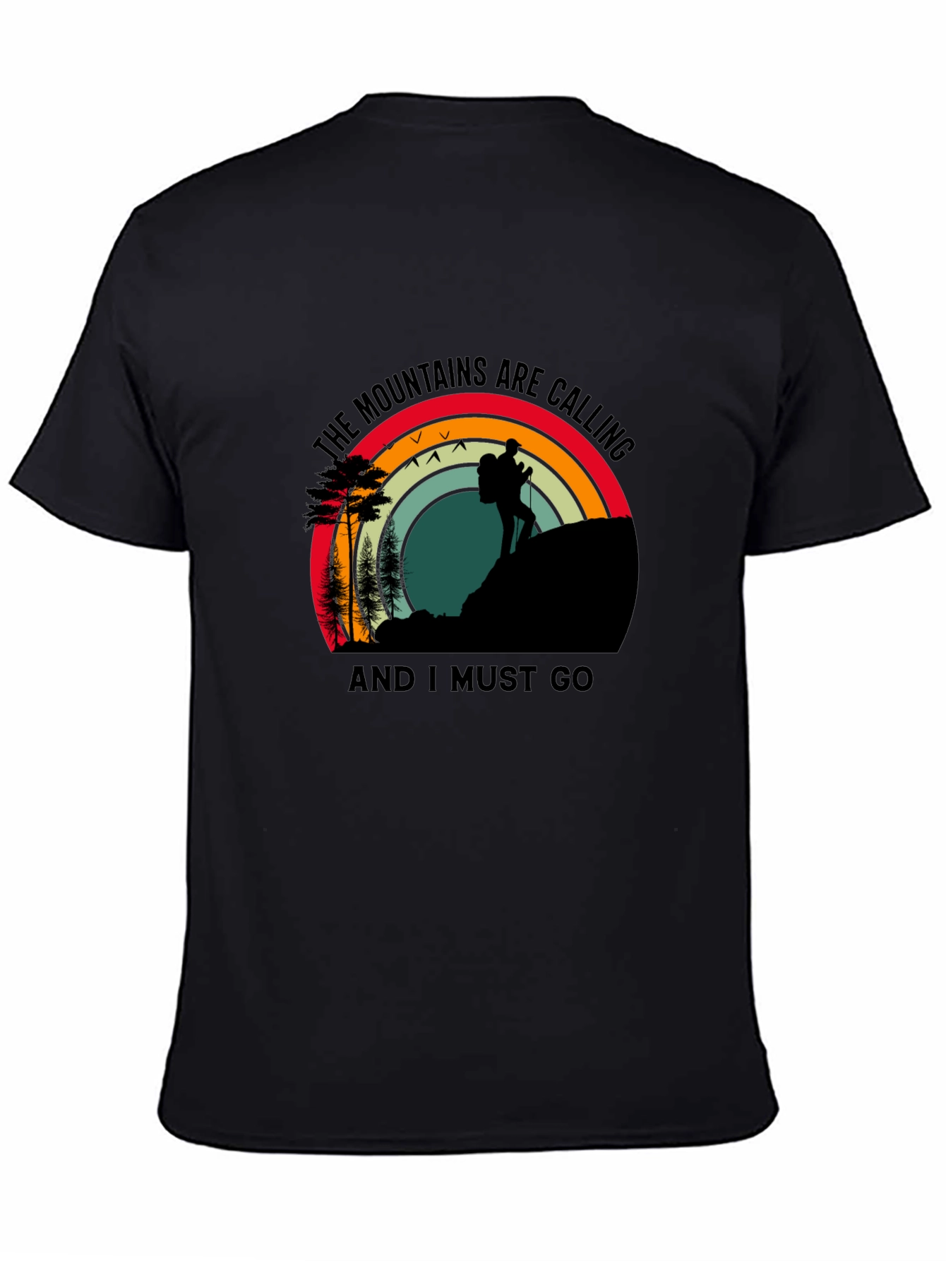 Mountains Calling T-Shirt - Hiker Adventure