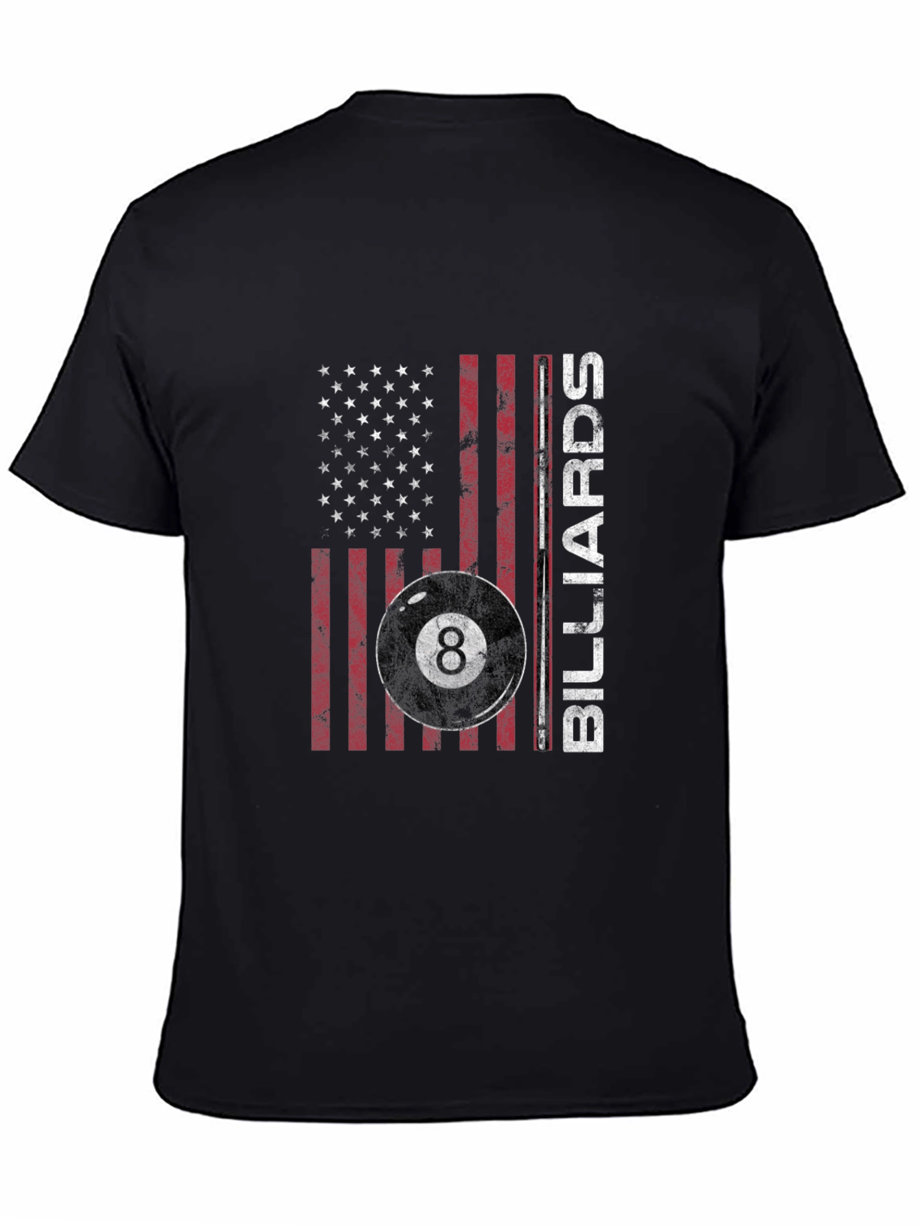 Billiards American Flag T-Shirt