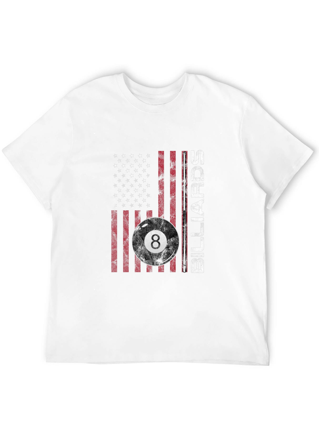 Billiards American Flag T-Shirt
