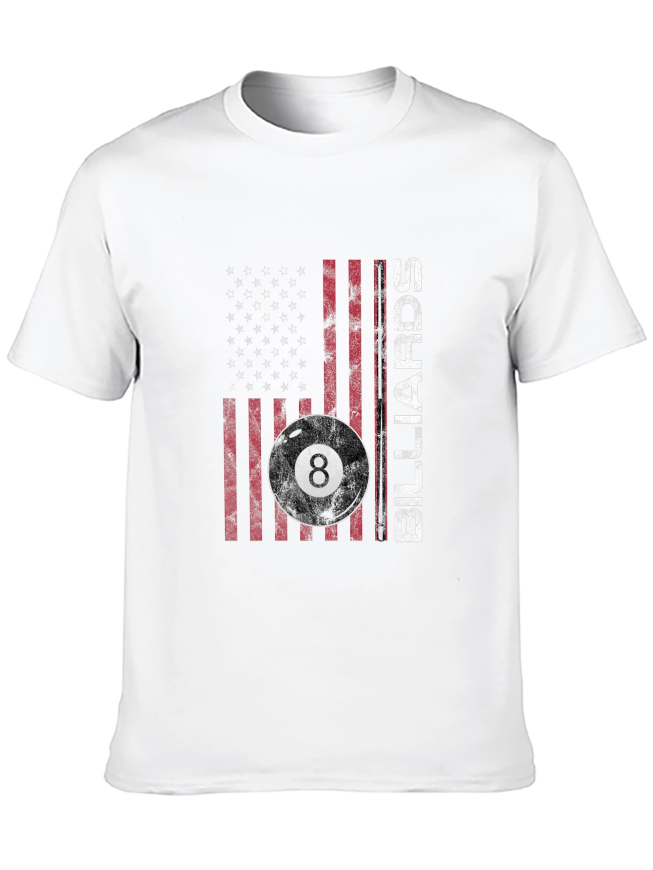 Billiards American Flag T-Shirt