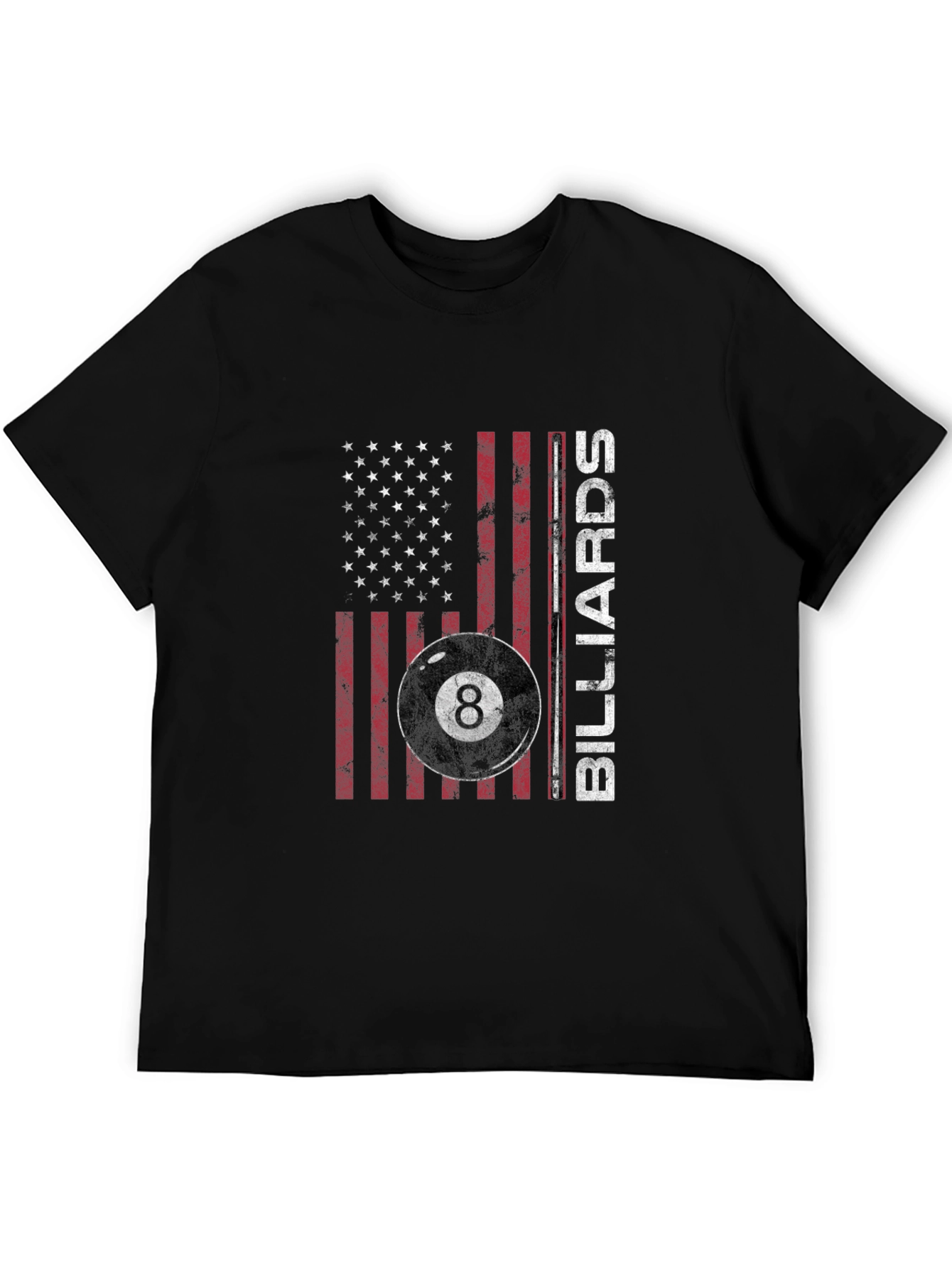 Billiards American Flag T-Shirt