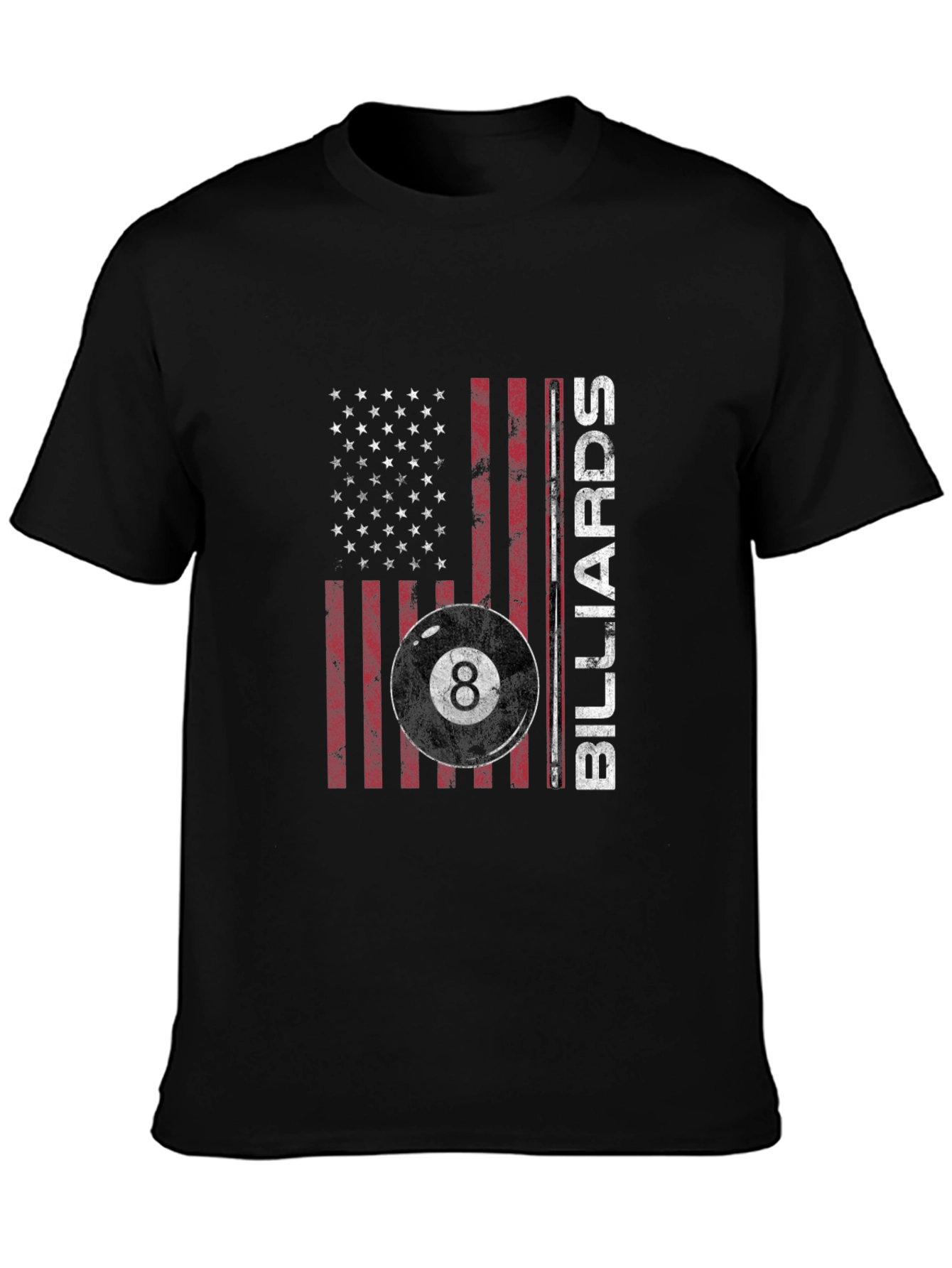 Billiards American Flag T-Shirt