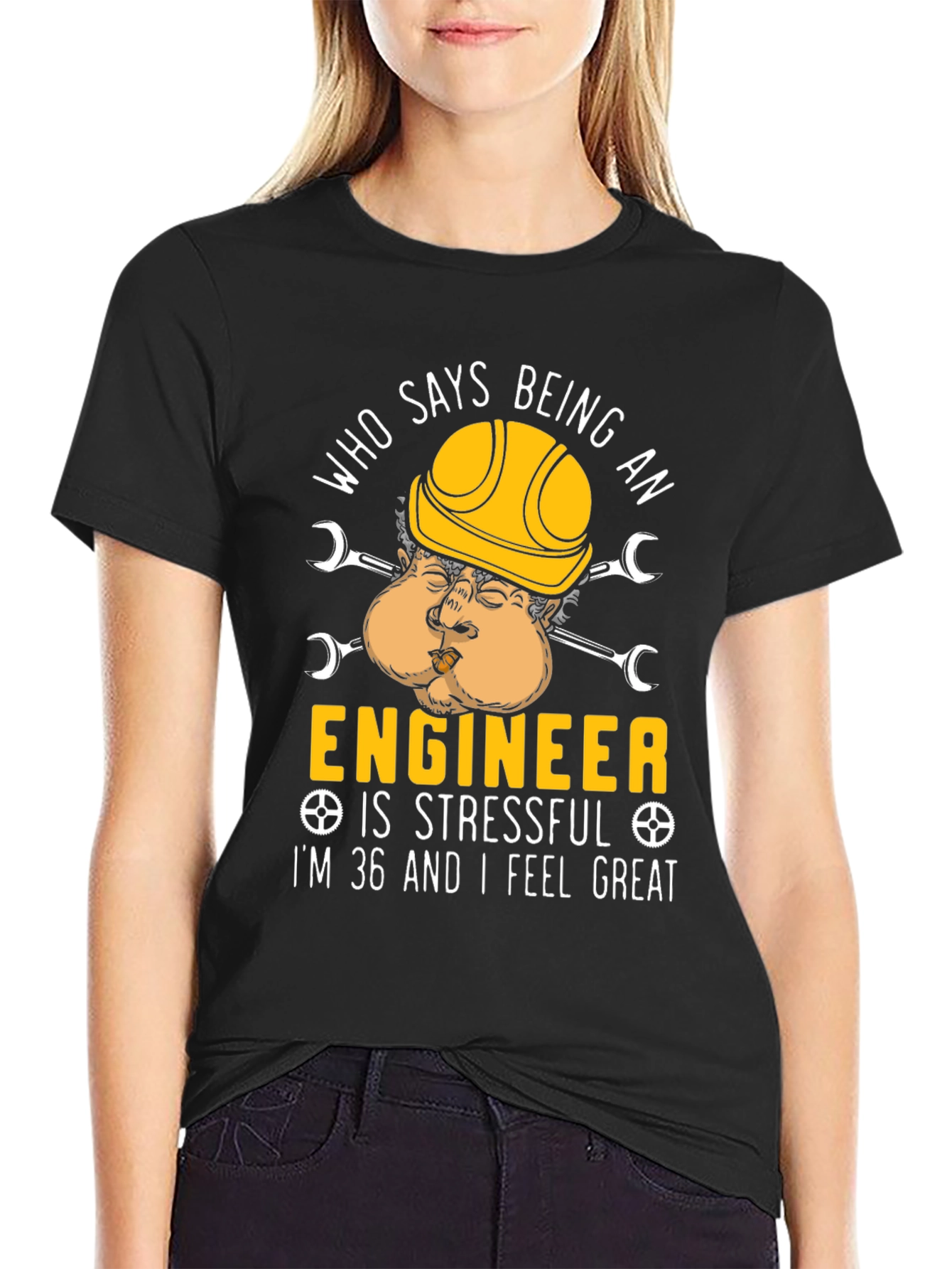 Funny Engineer T-Shirt - 36 and Feeling Great!