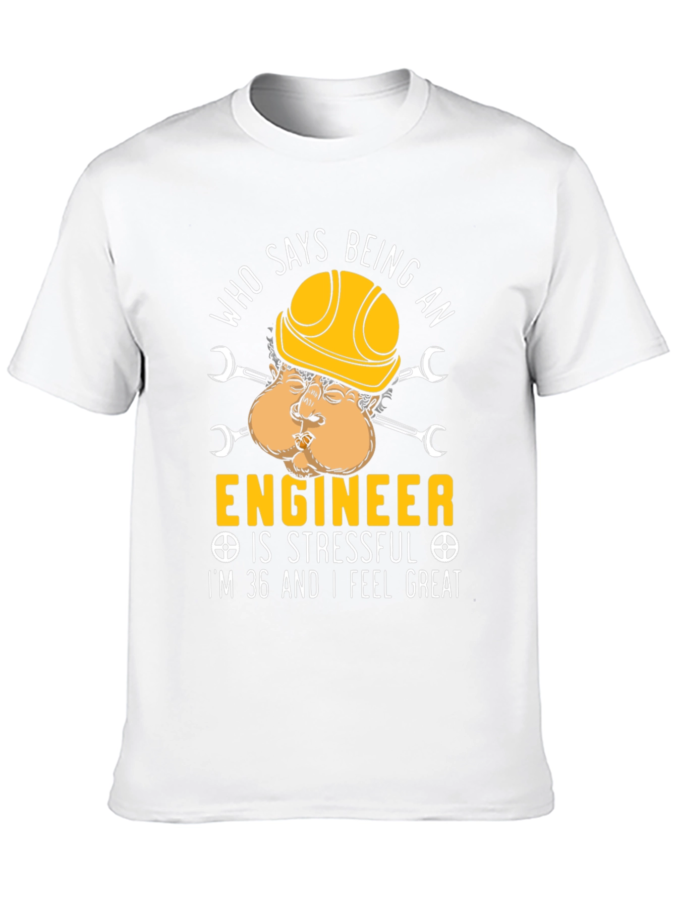 Funny Engineer T-Shirt - 36 and Feeling Great!