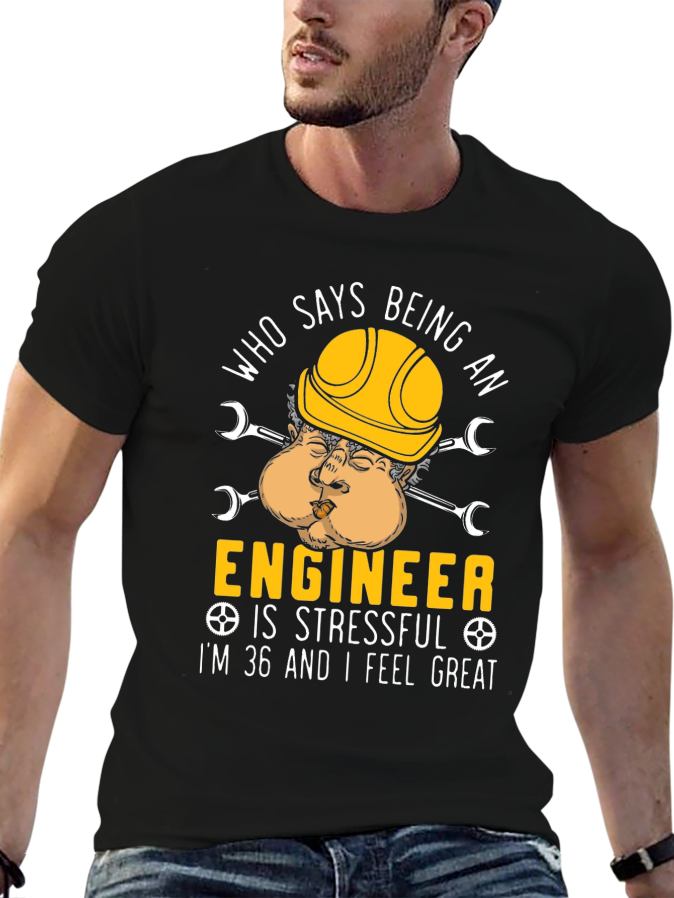 Funny Engineer T-Shirt - 36 and Feeling Great!