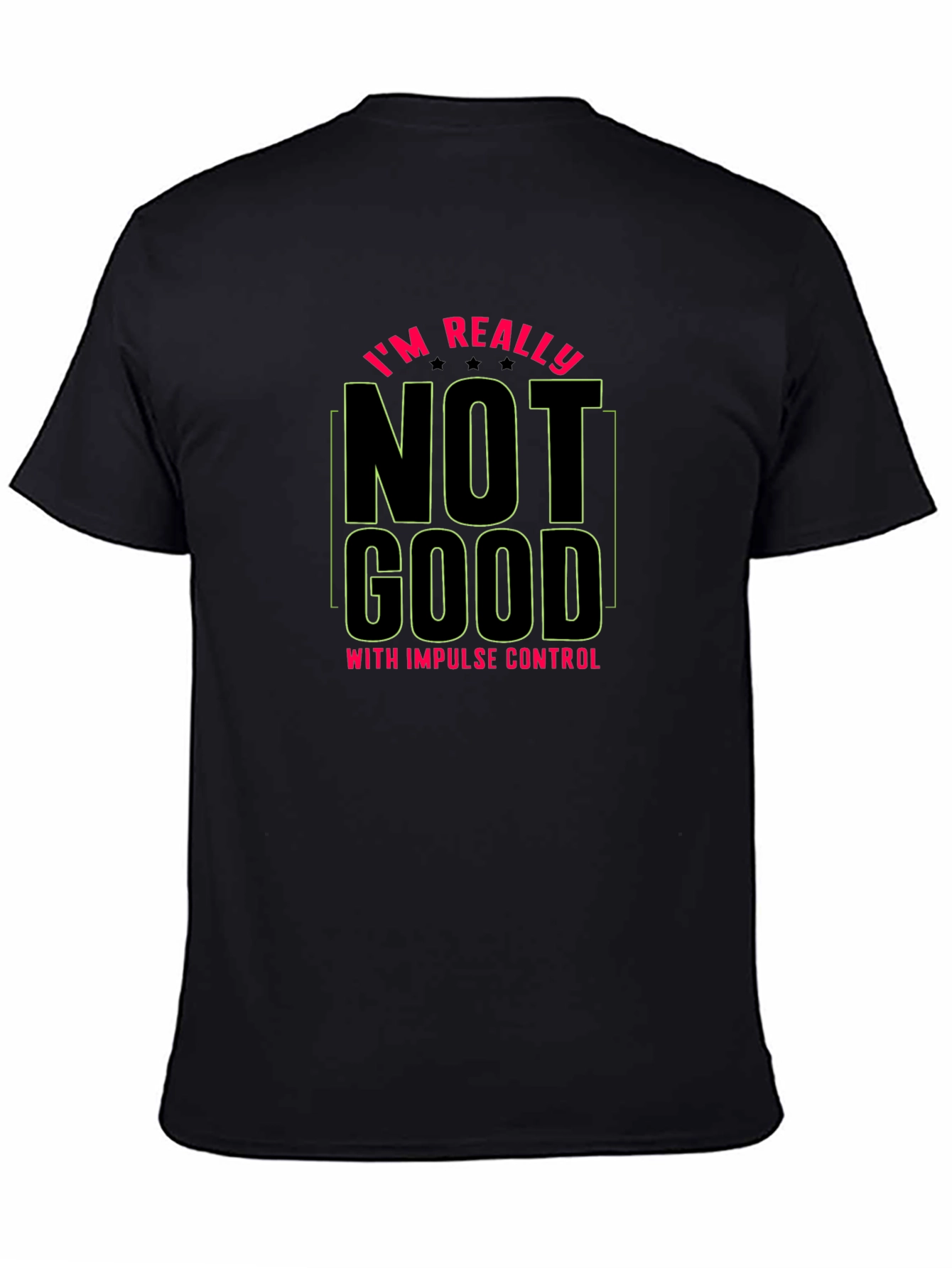 Impulse Control Graphic Tee - Black