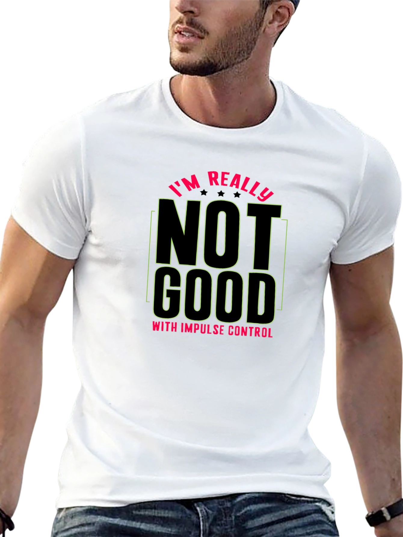 Impulse Control Graphic Tee - Black