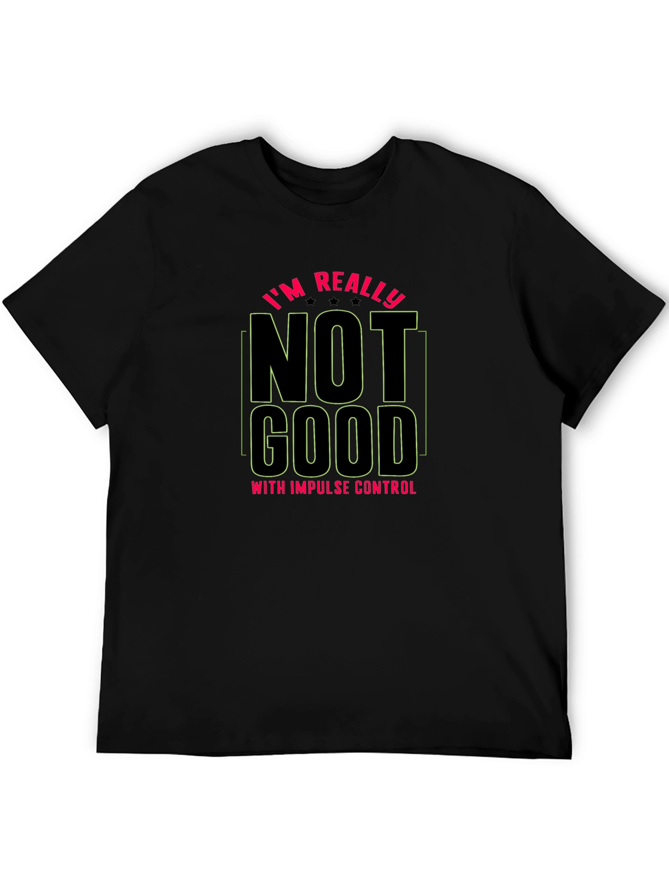 Impulse Control Graphic Tee - Black