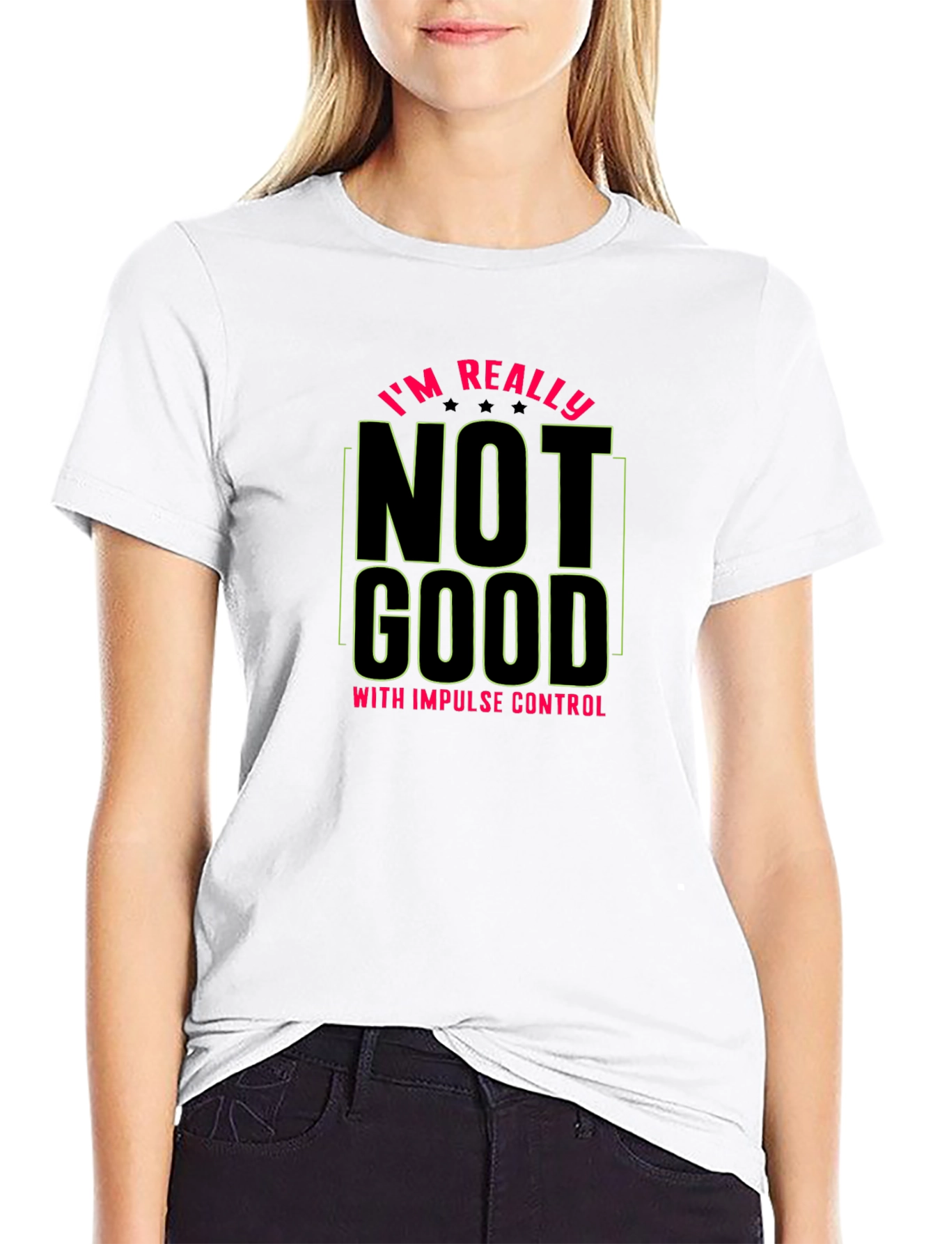 Impulse Control Graphic Tee - Black