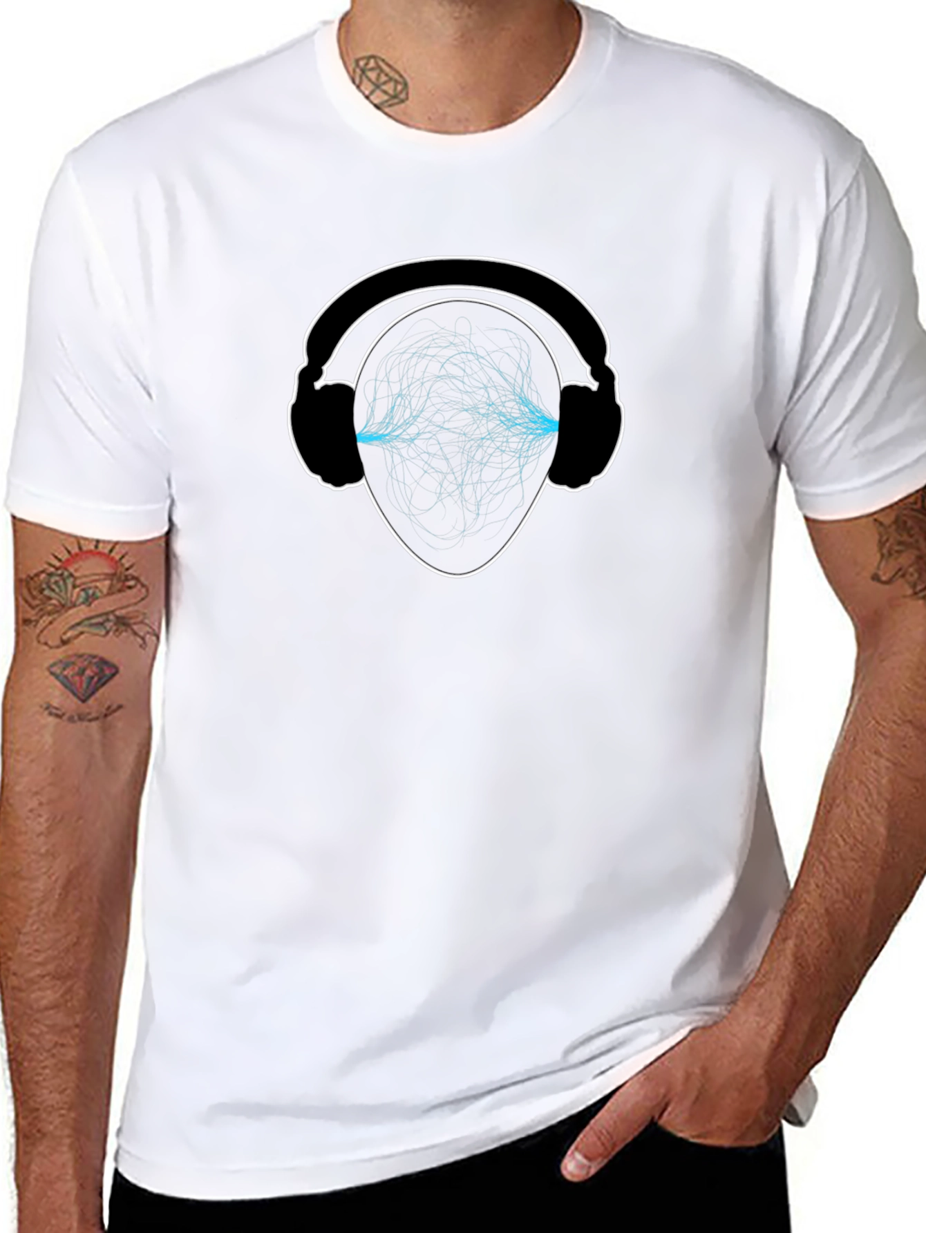 Headphone Mind Graphic T-Shirt