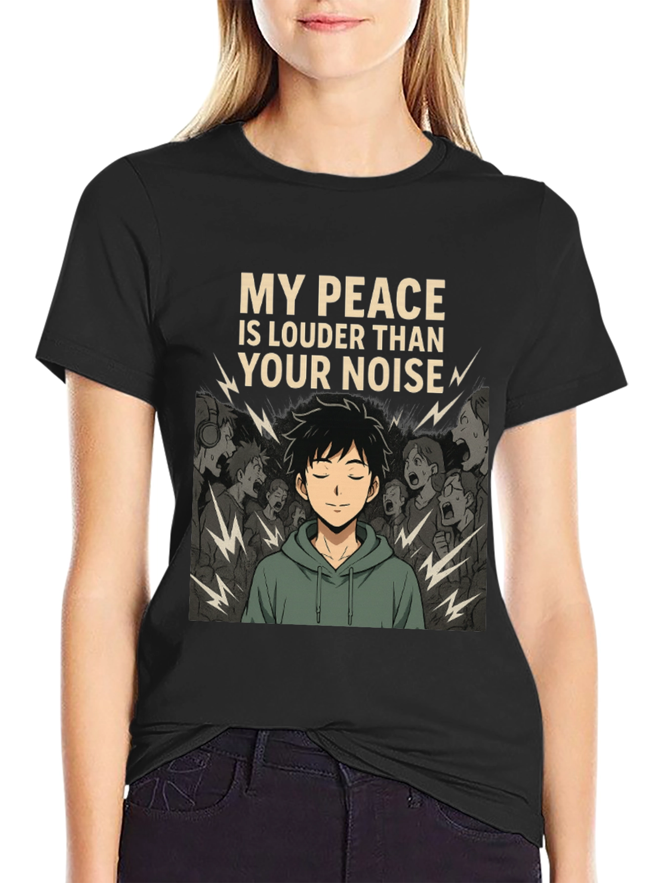 Peace Louder Than Noise Graphic Tee
