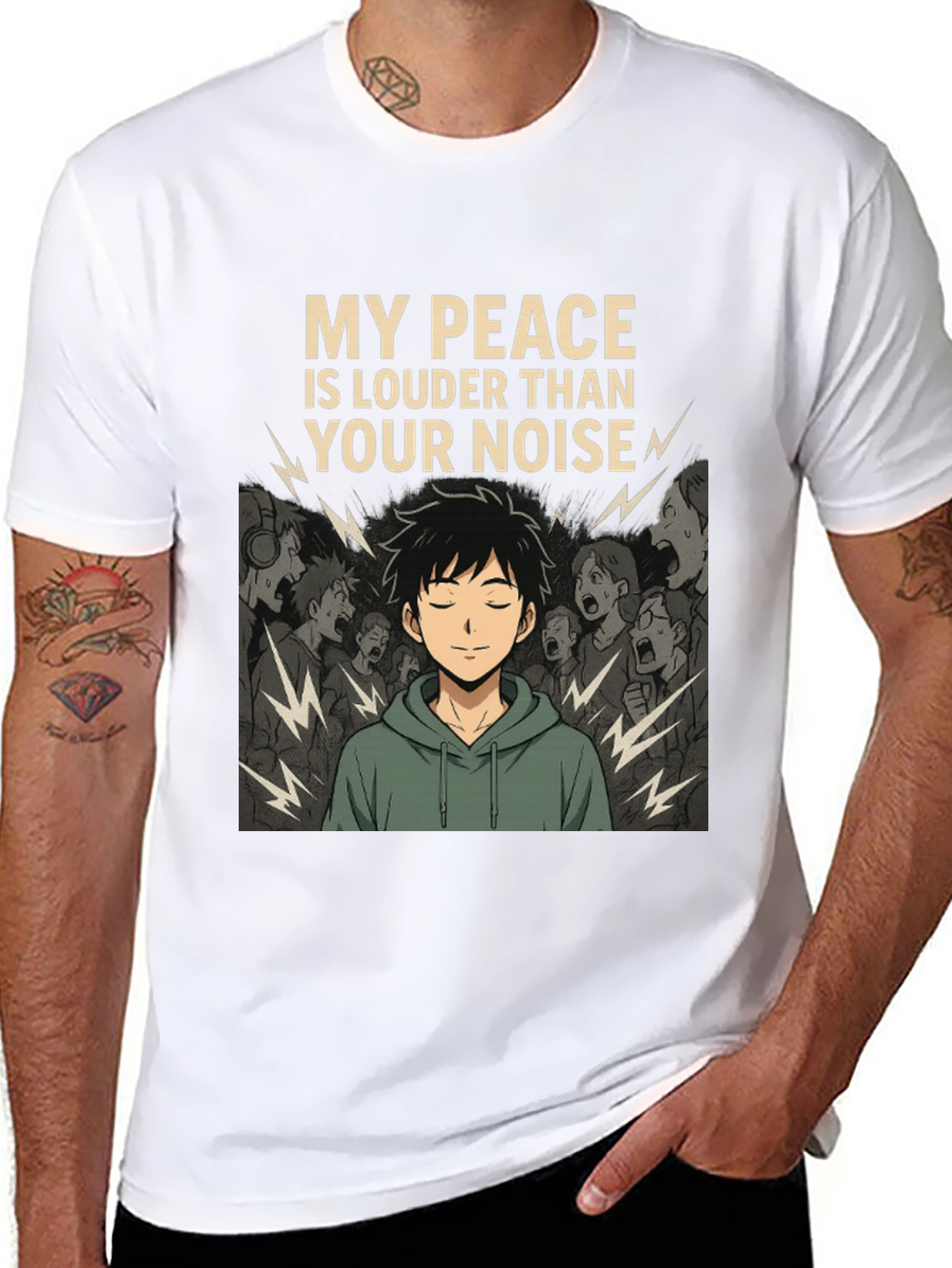Peace Louder Than Noise Graphic Tee
