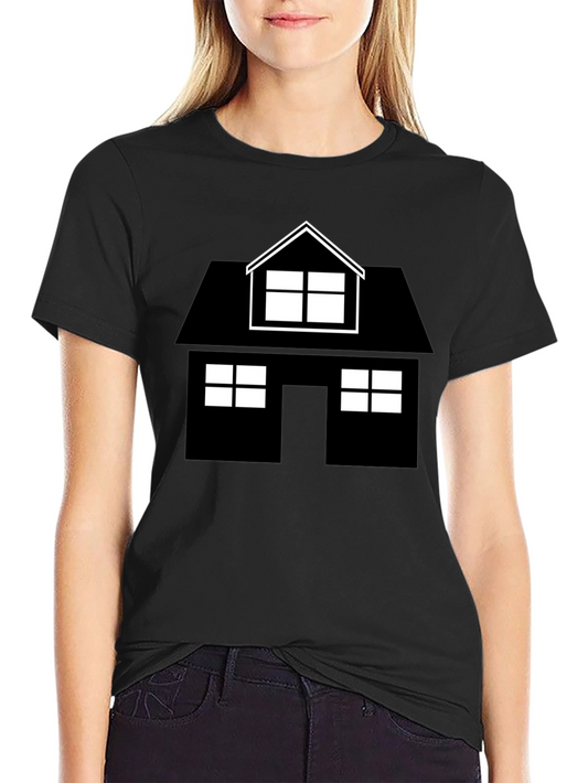 House Graphic Black T-Shirt