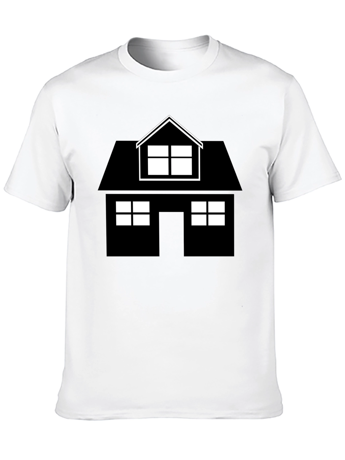 House Graphic Black T-Shirt