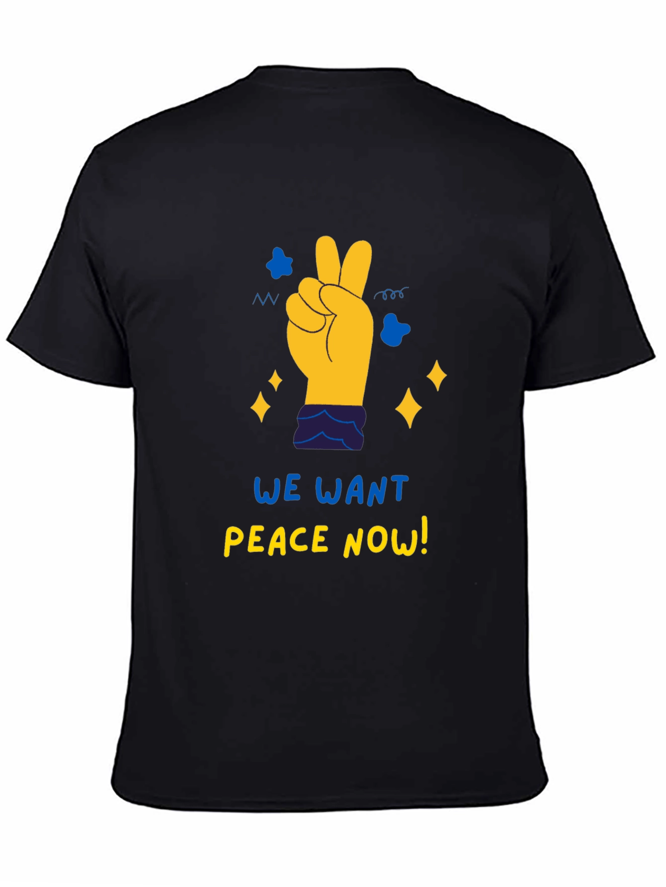 Peace Now Graphic Tee - Black