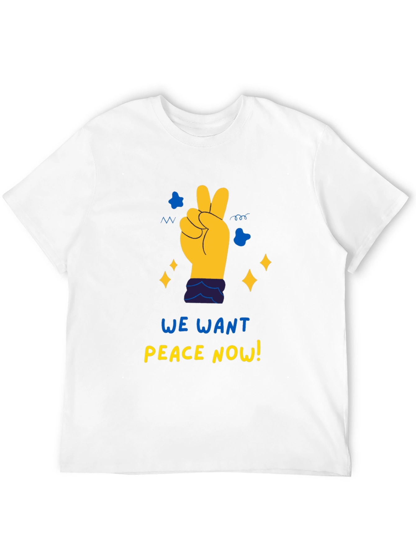 Peace Now Graphic Tee - Black