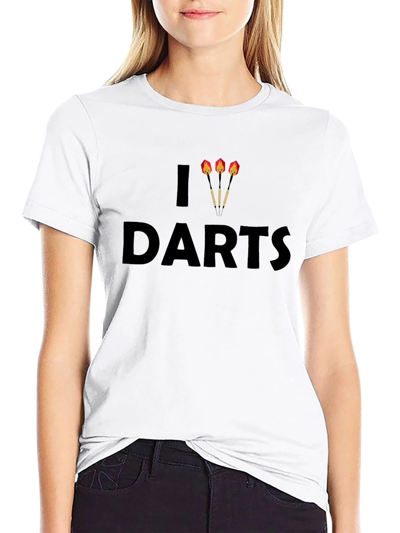 I Love Darts Graphic Tee
