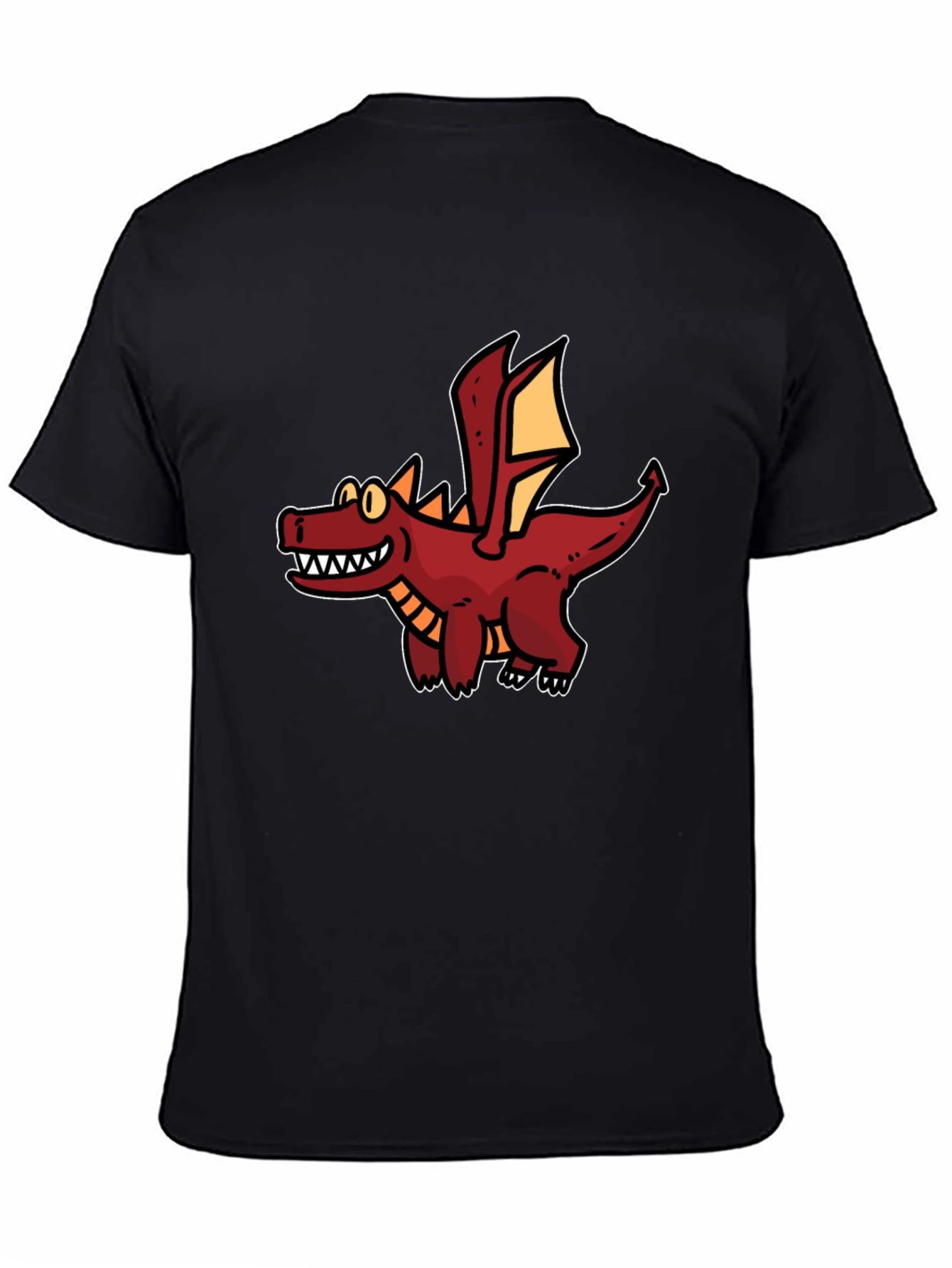 Cartoon Dragon Graphic Tee - Unique Fun Style
