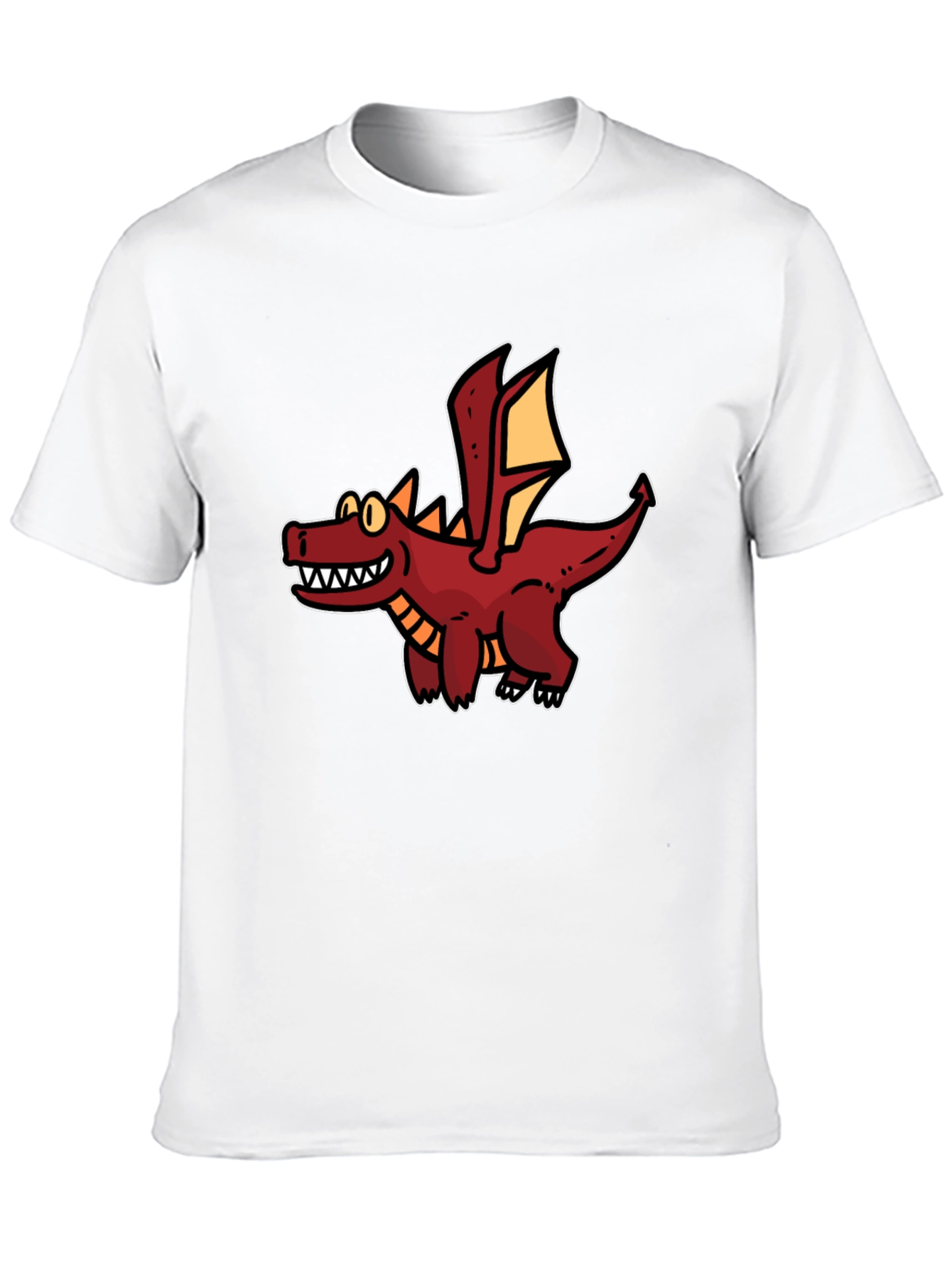 Cartoon Dragon Graphic Tee - Unique Fun Style