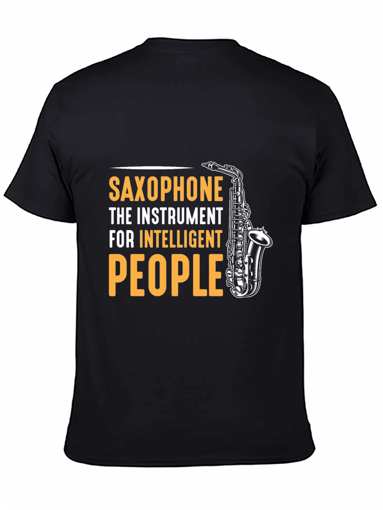 Intelligent People Saxophone Graphic T-Shirt