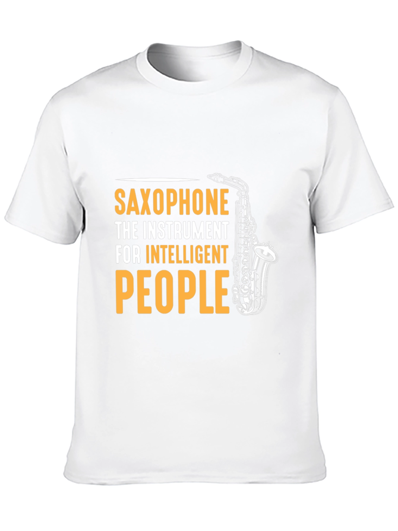Intelligent People Saxophone Graphic T-Shirt