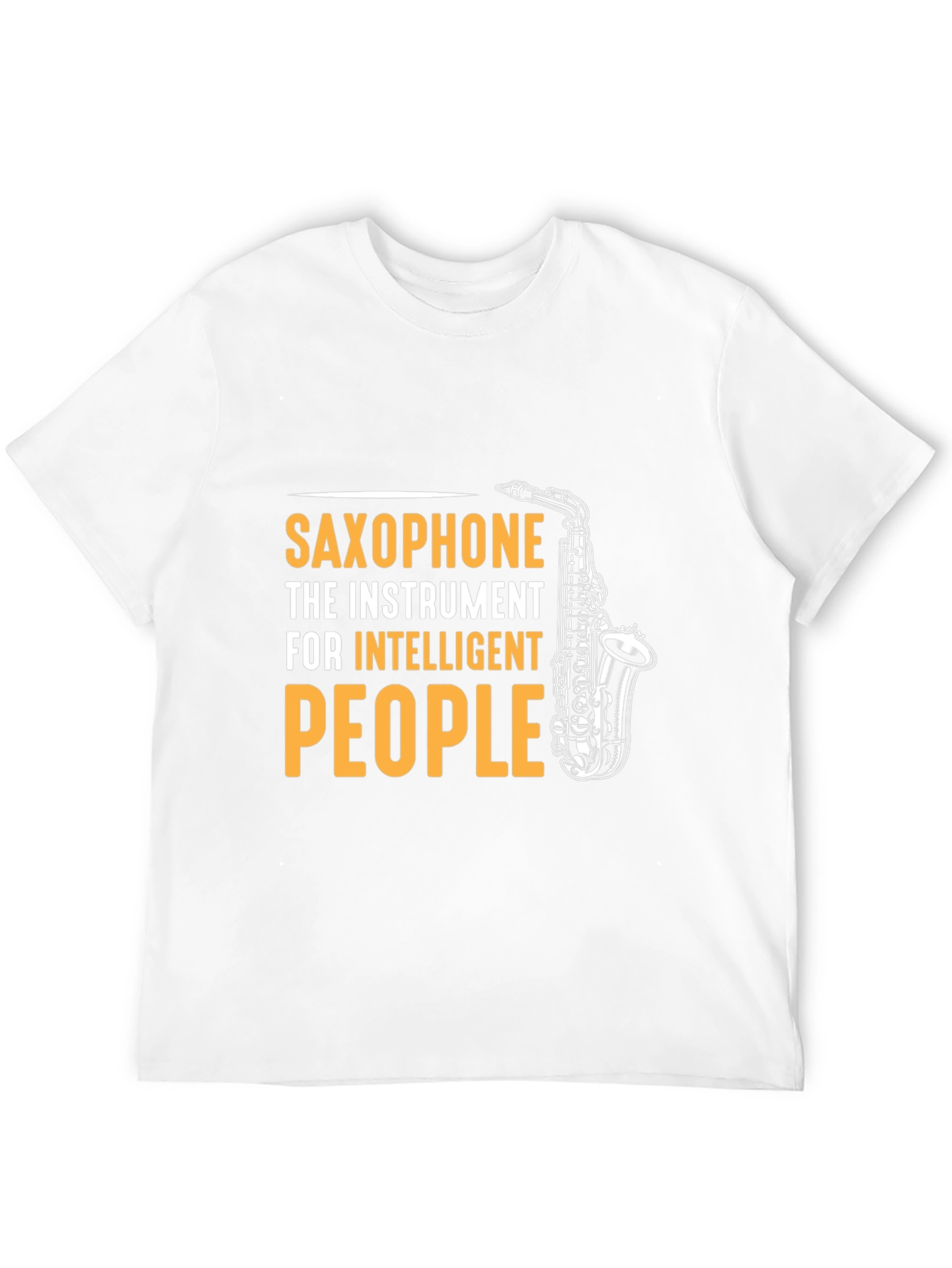 Intelligent People Saxophone Graphic T-Shirt
