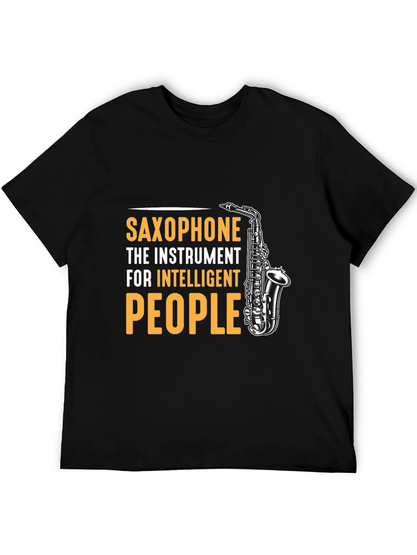 Intelligent People Saxophone Graphic T-Shirt