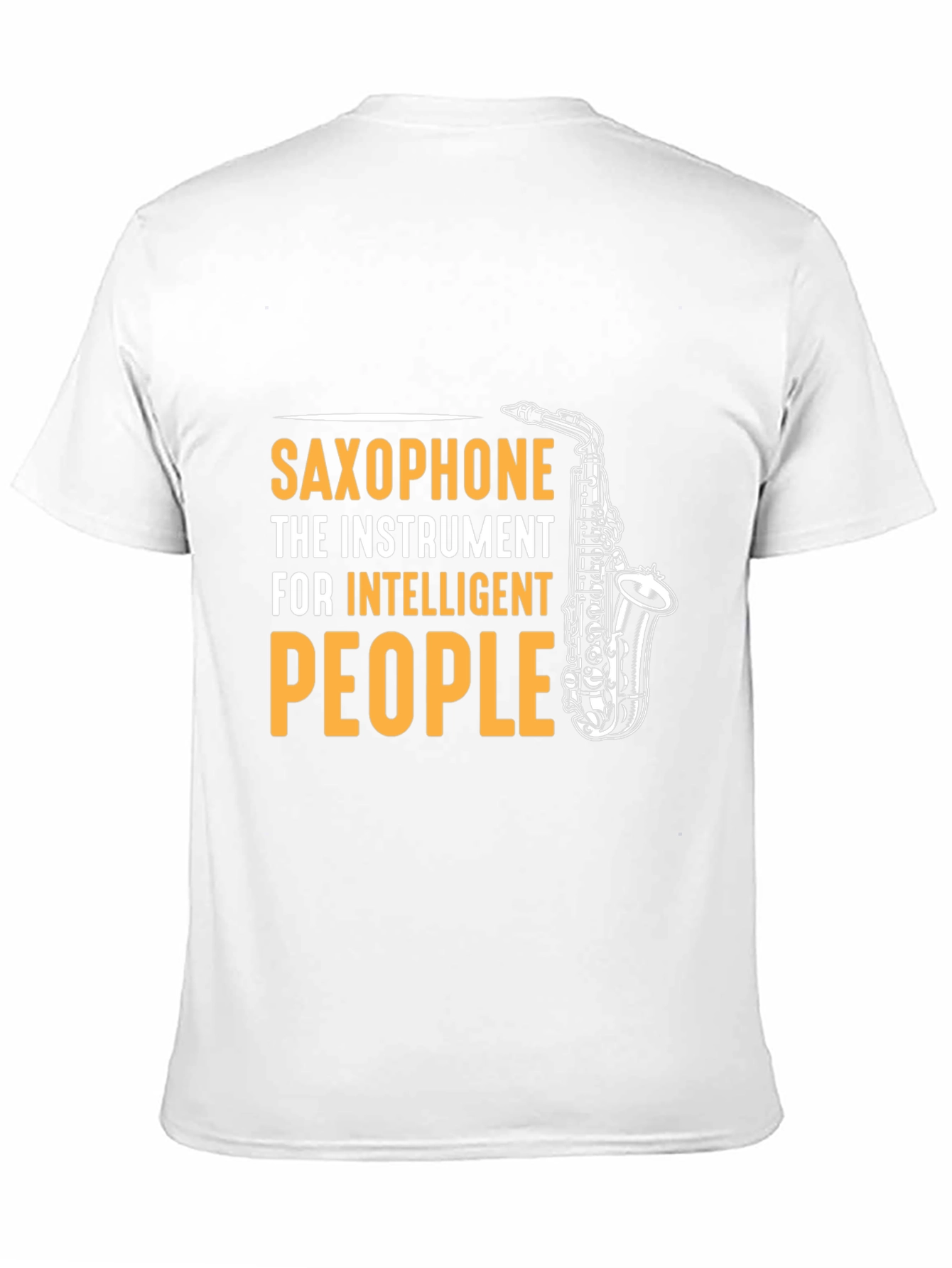 Intelligent People Saxophone Graphic T-Shirt
