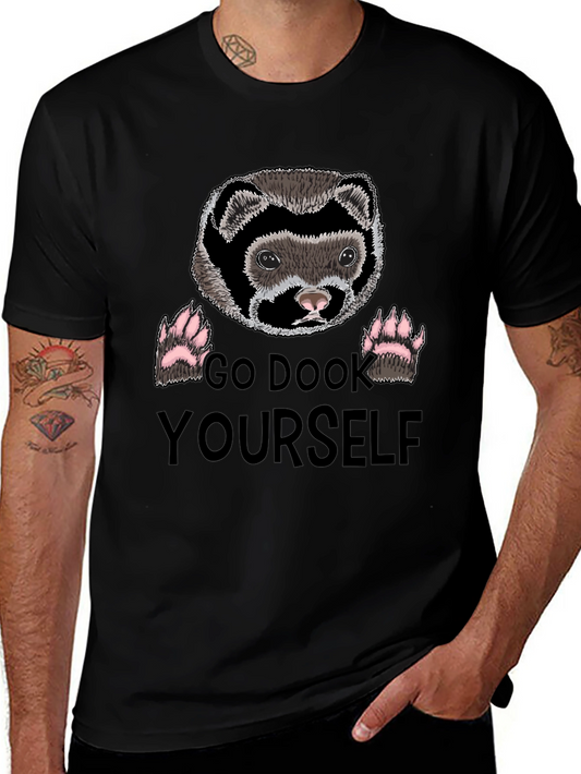 Go Dook Yourself Ferret Graphic T-Shirt