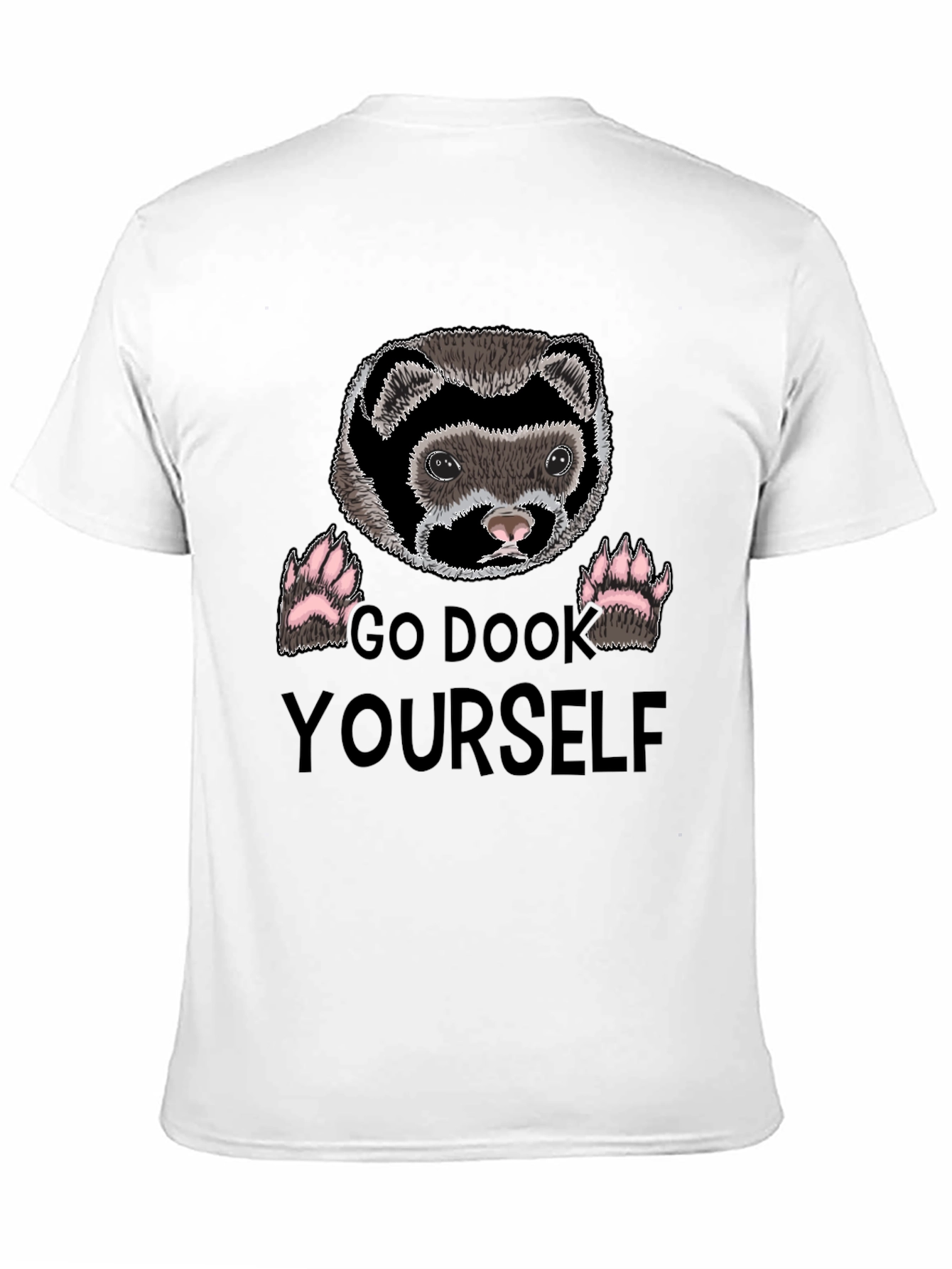 Go Dook Yourself Ferret Graphic T-Shirt