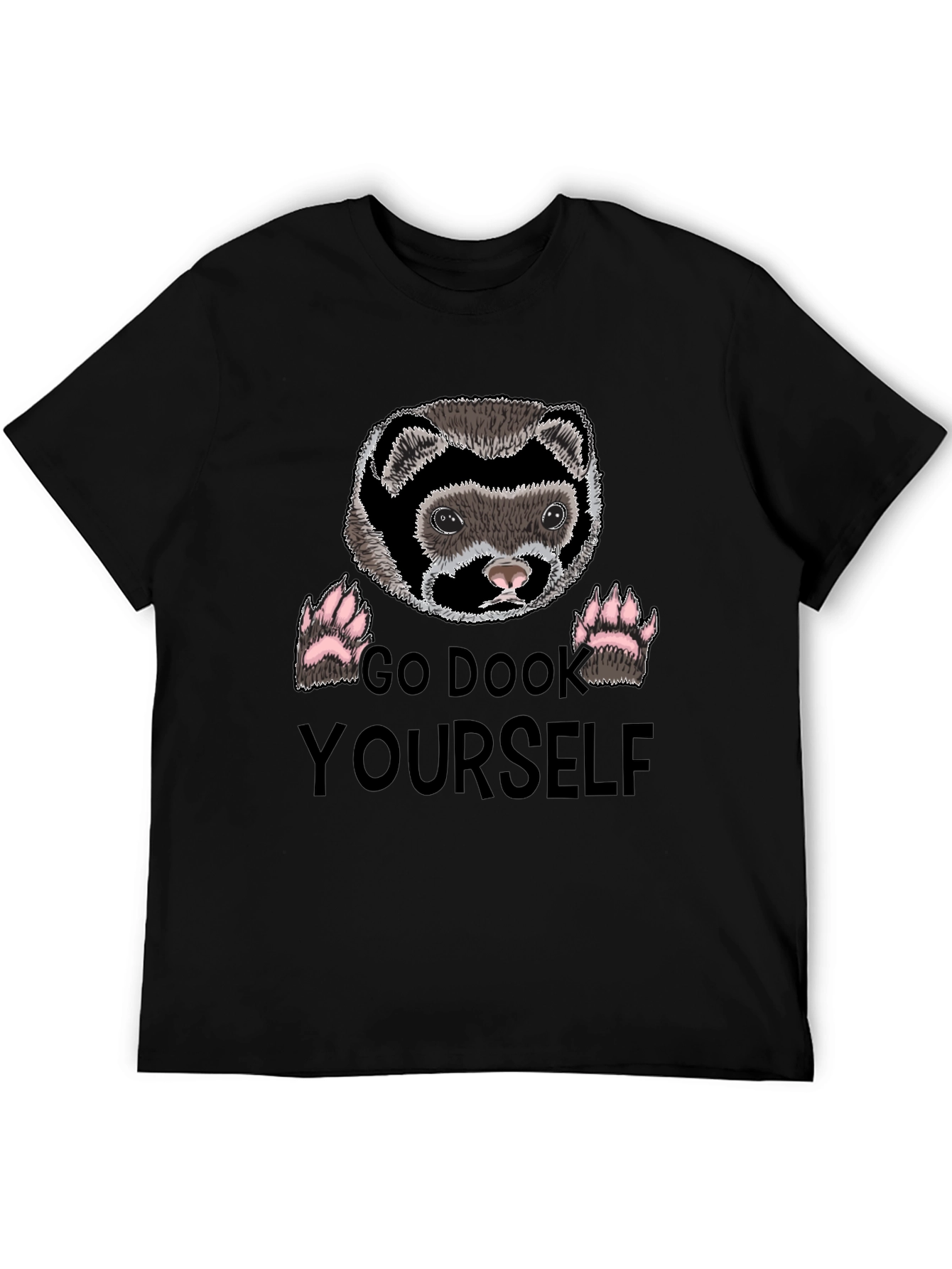 Go Dook Yourself Ferret Graphic T-Shirt