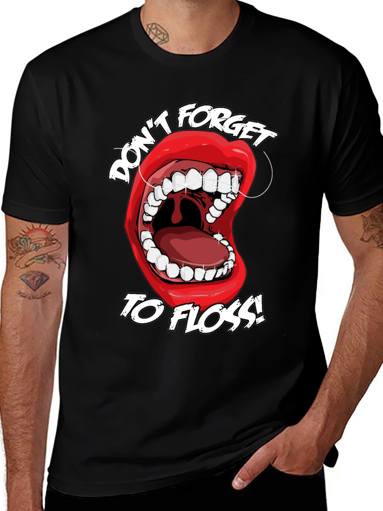 Dont Forget to Floss! Graphic Tee