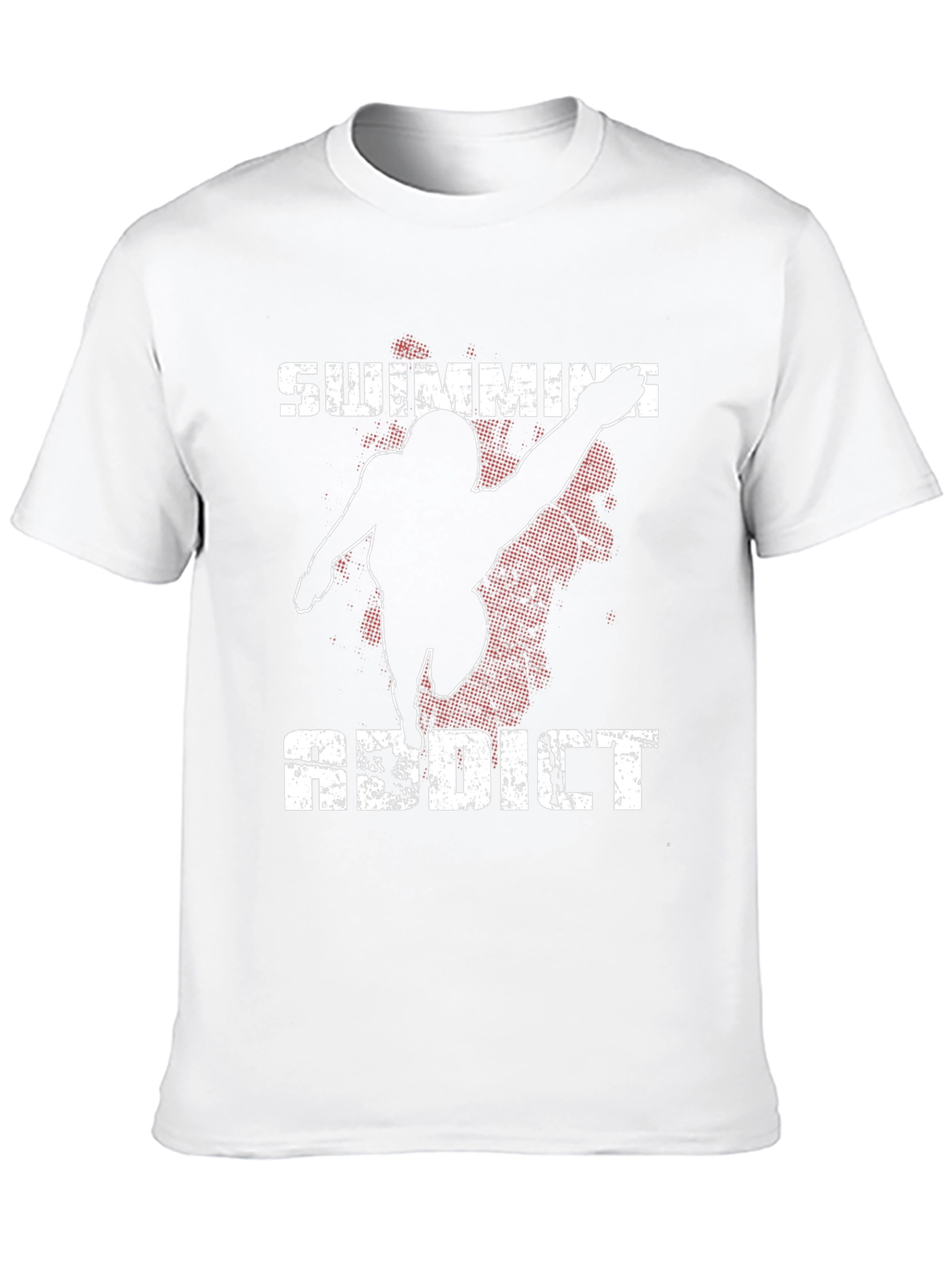 Swimming Addict Black T-Shirt